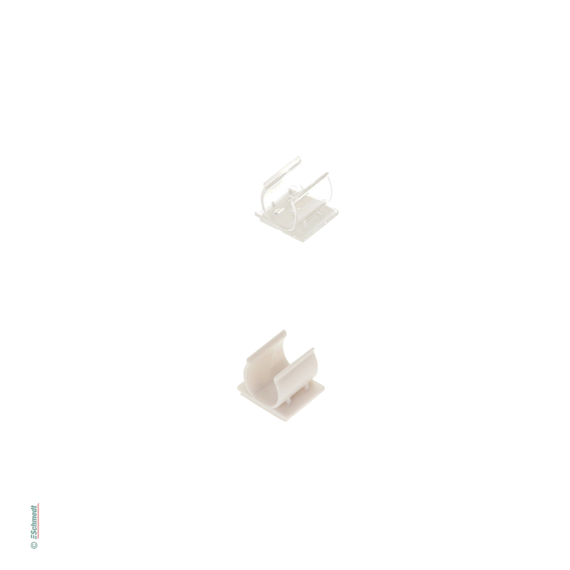 Fixateur pour stylos, autocollant - avec embase rectangulair - pour monter un stylo dans agendas, bloc-notes etc.... - image-1