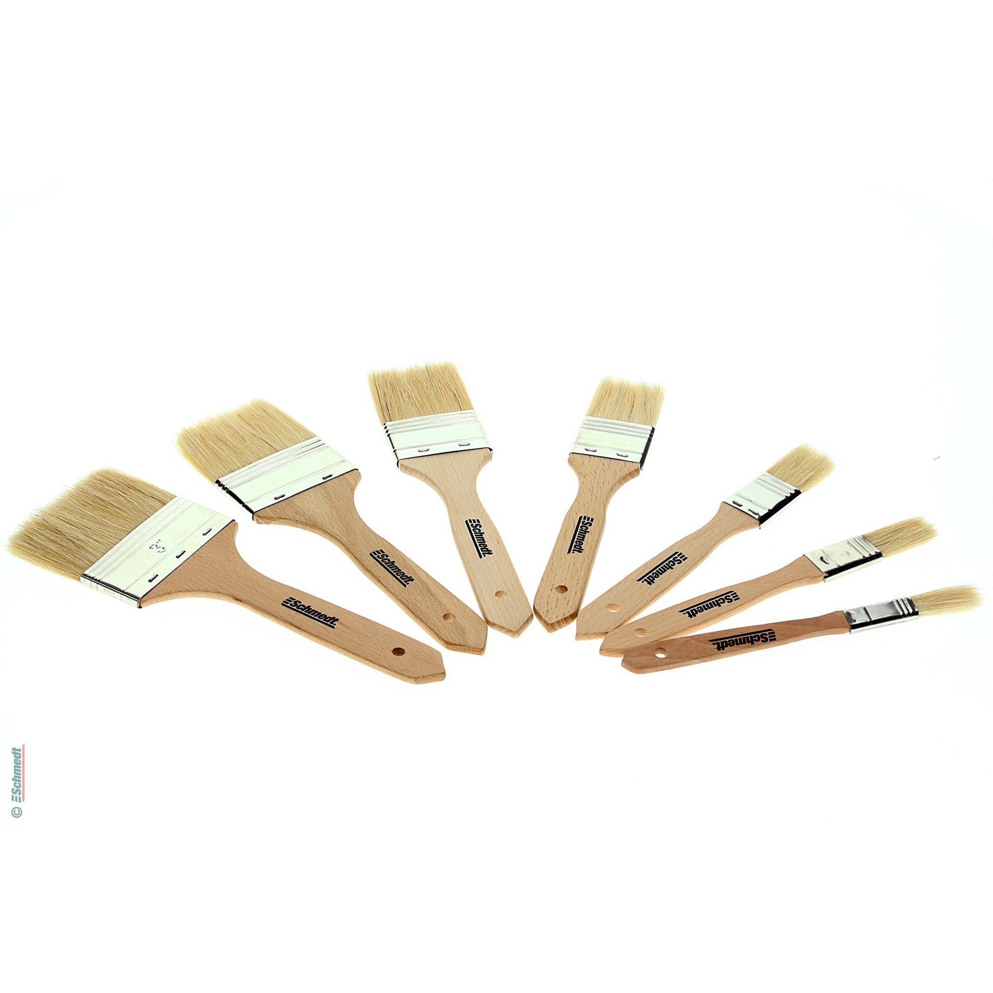 Queue de morue, simple - manche fort et plat à env. 5 mm - appliquer des peintures ou pigments, versions larges pour baser et vernir... - image-1