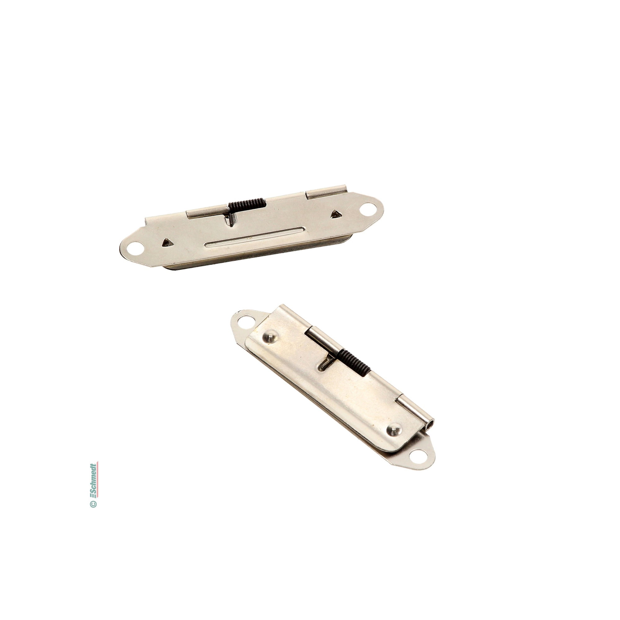 Clip para papeles, niquelado - Tamaño: 66 x 16 mm - Aplicación: para sujetar hojas sueltas, a menudo montado a tablas sujetapapeles... - imagen-1