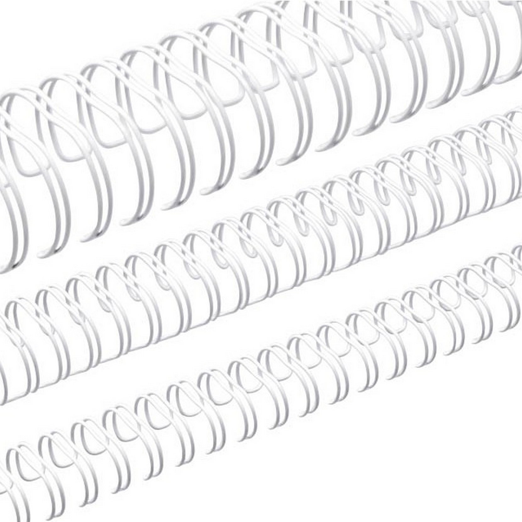 Wire comb bindings - 3:1 pitch - to be processed in wire-comb binding machines...