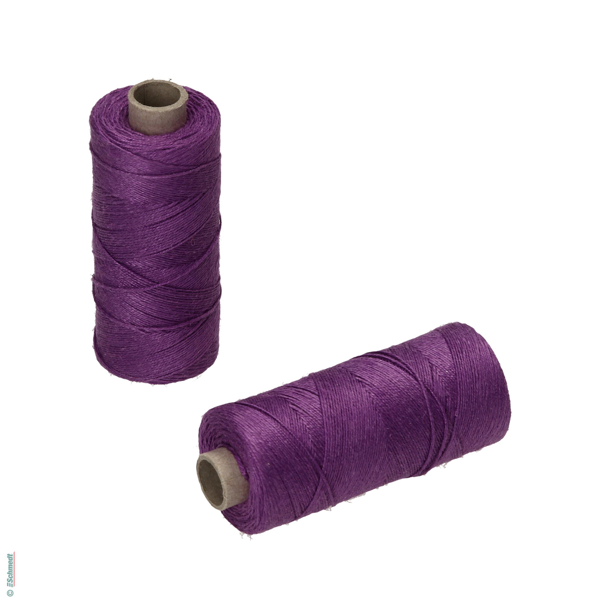 Hilo para coser a mano | de colores - Tamaño 30/3 - aprox. 0,42 mm - Color 60 - purpura - para el cosido con hilo manual...
