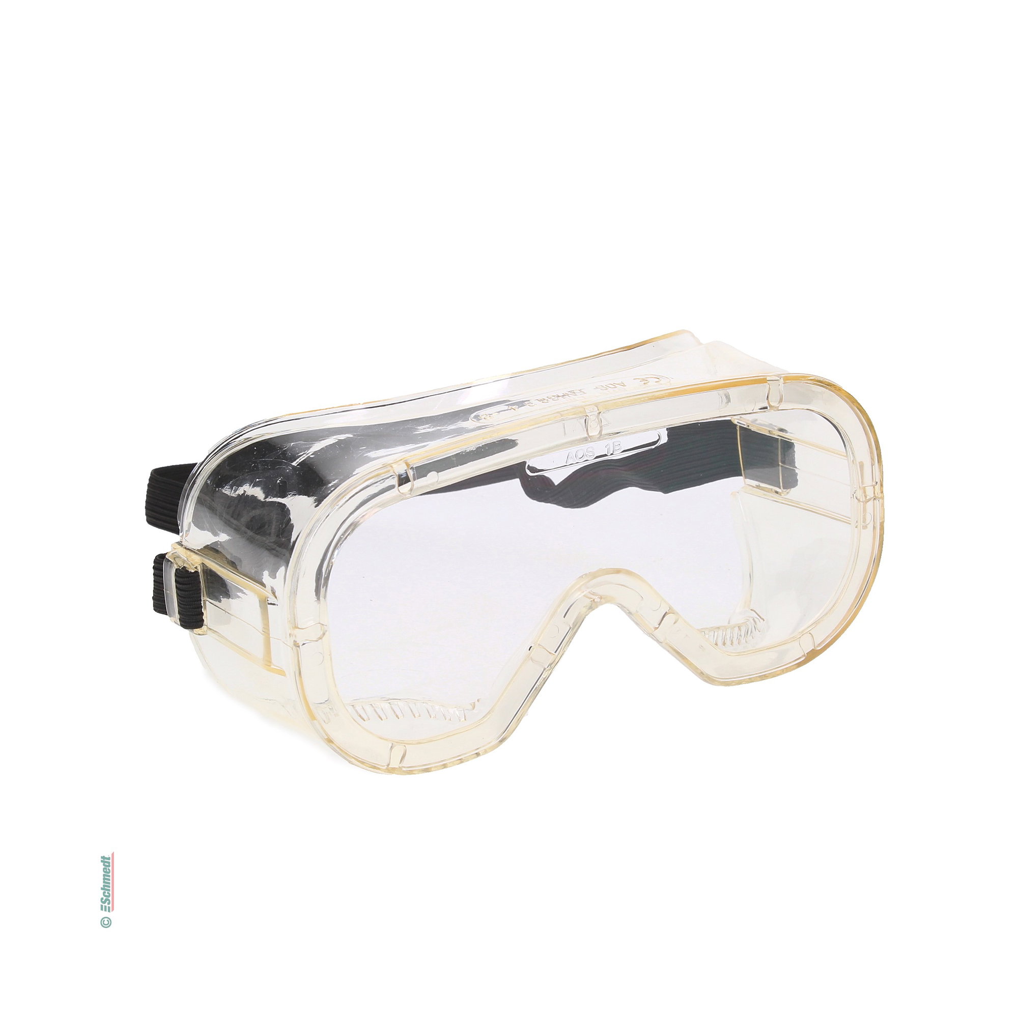 Schutzbrille (Vollsichtbrille) - mit indirekter Belüftung - schützt vor Chemikalien, Staub, Spritzern...