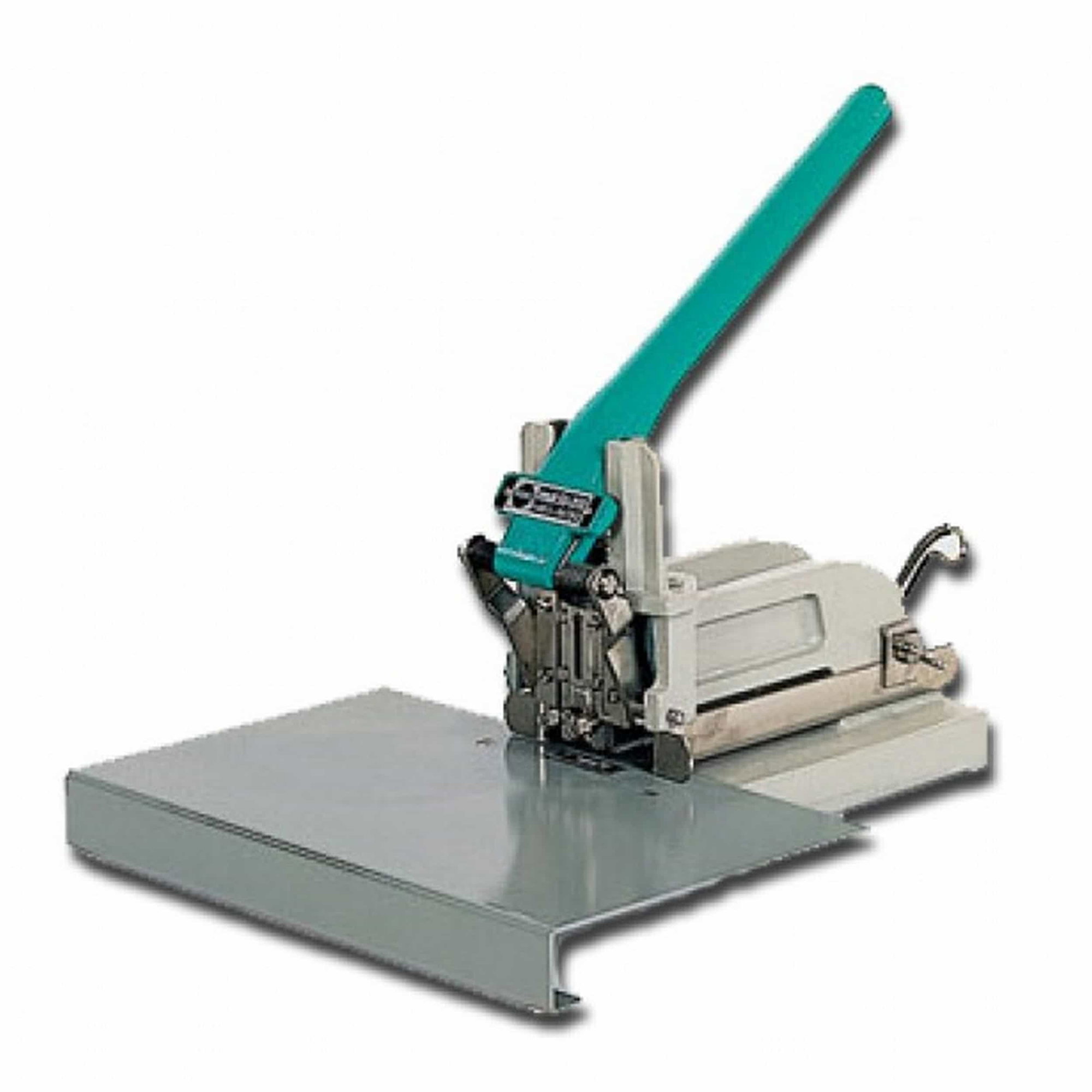 Blockhefter Typ ENAK 50/200 - Manueller Handhefter zur Heftung von Blocks - Robuster Hefter für Blocks bis 17 mm Stärke mit minimalem Krafta...