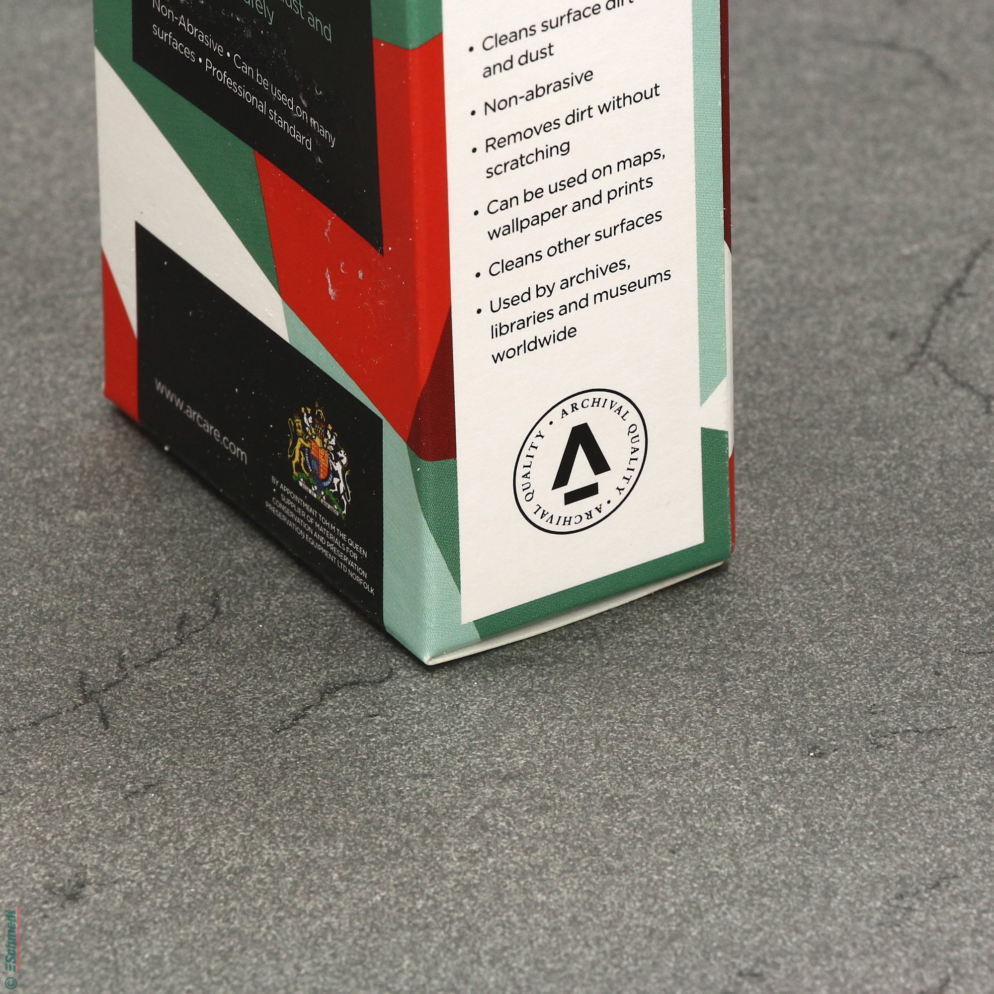 Cojín de limpieza para papeles - Tamaño: 120 x 50 mm - para limpiar objetos expuestos de papel que se encuentren sucios o cubiertos de polvo... - imagen-3