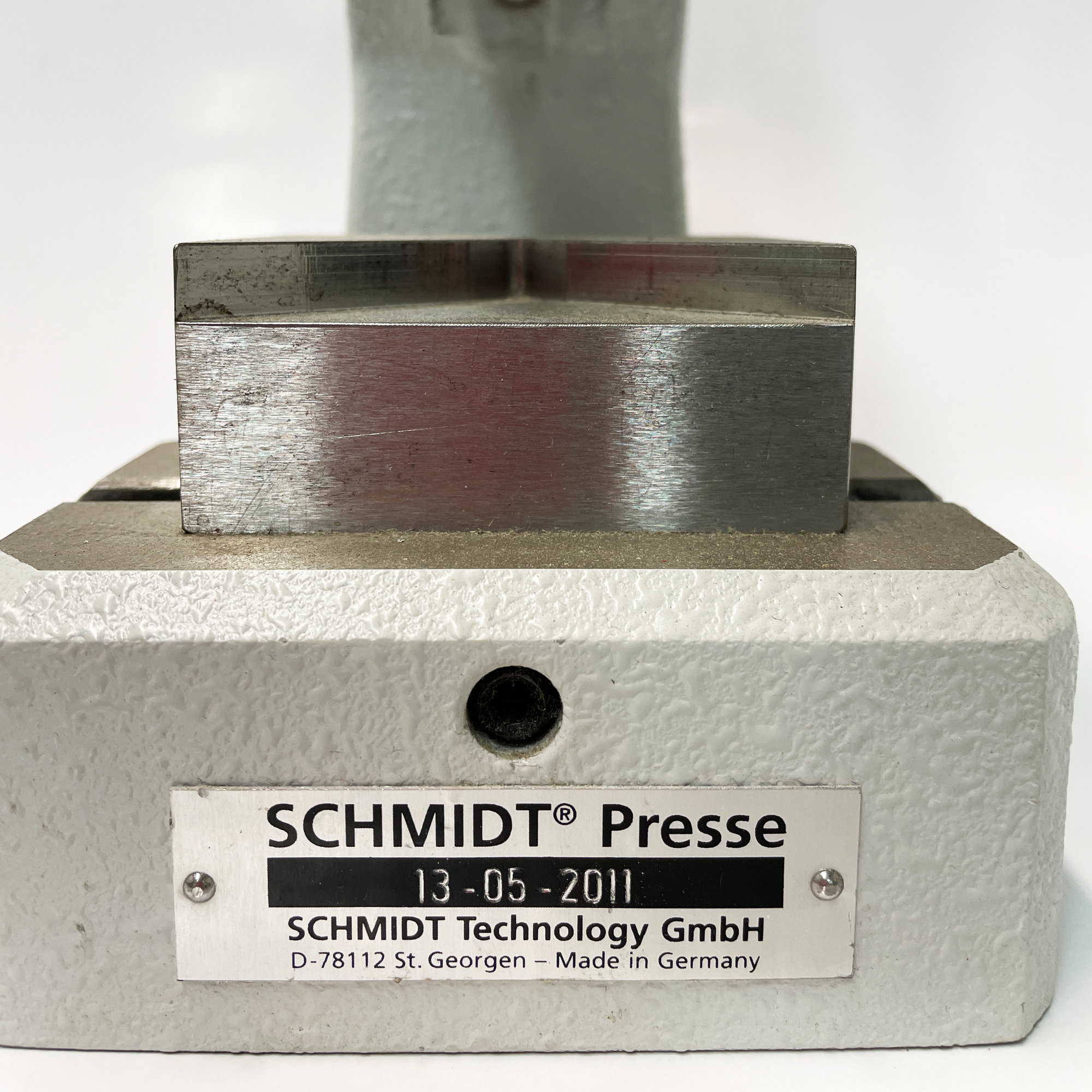 Kniehebelpresse - mit Werkzeug zum Andrücken von Buchecken... - Bild-2