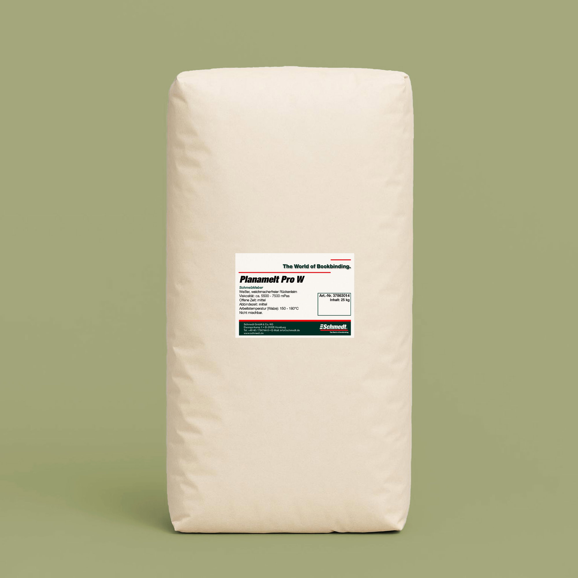 Planamelt Pro W - cola hotmelt - Contenido Saco / 25 kg - adecuado para el encolado de cuadernillos cosidos así como una encuadernación enco...