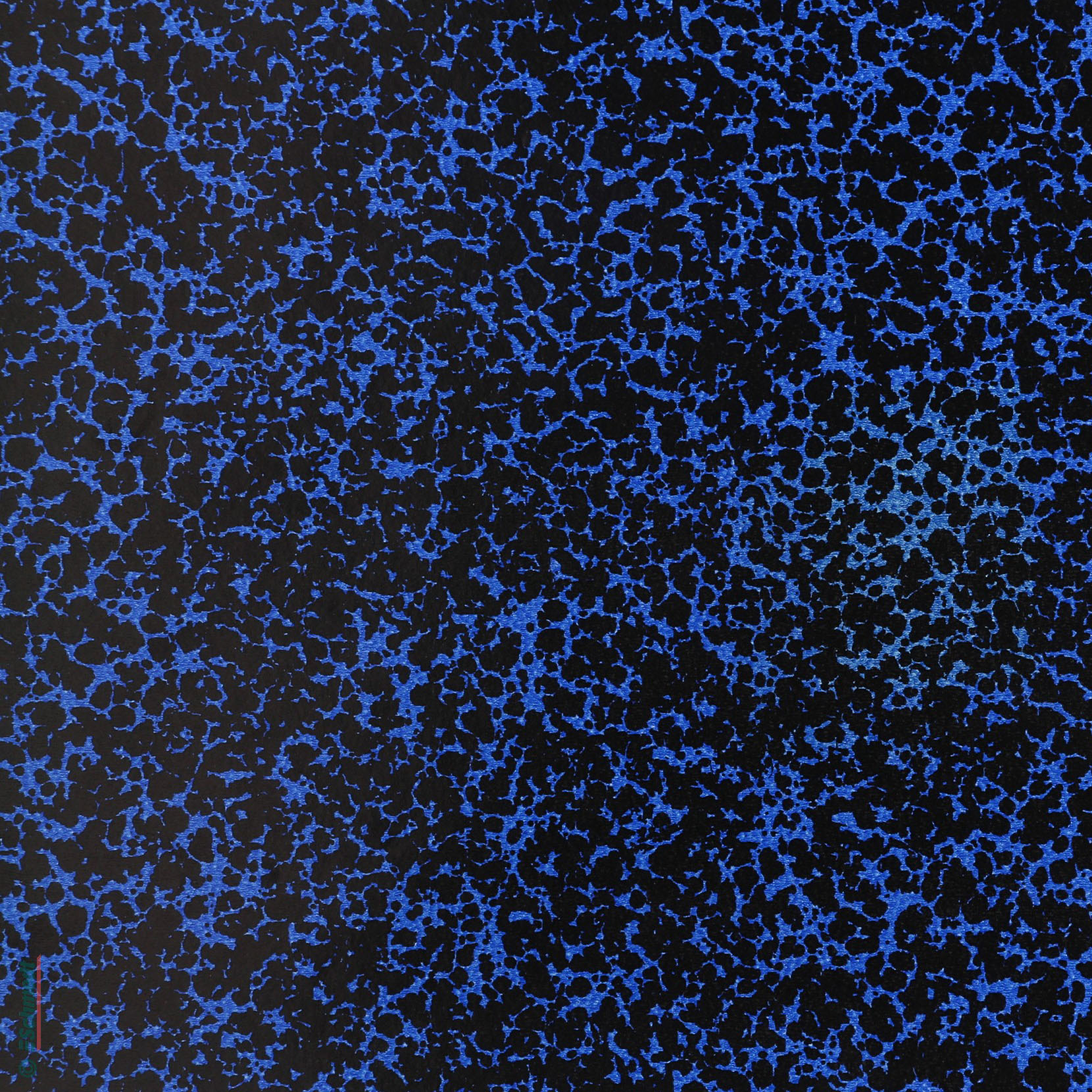 Papier marbré "Agate" - Couleur 043 - bleu/noir - papier imprimé utilisé comme papier de couverture pour livres, bôites, emballages, Origami...