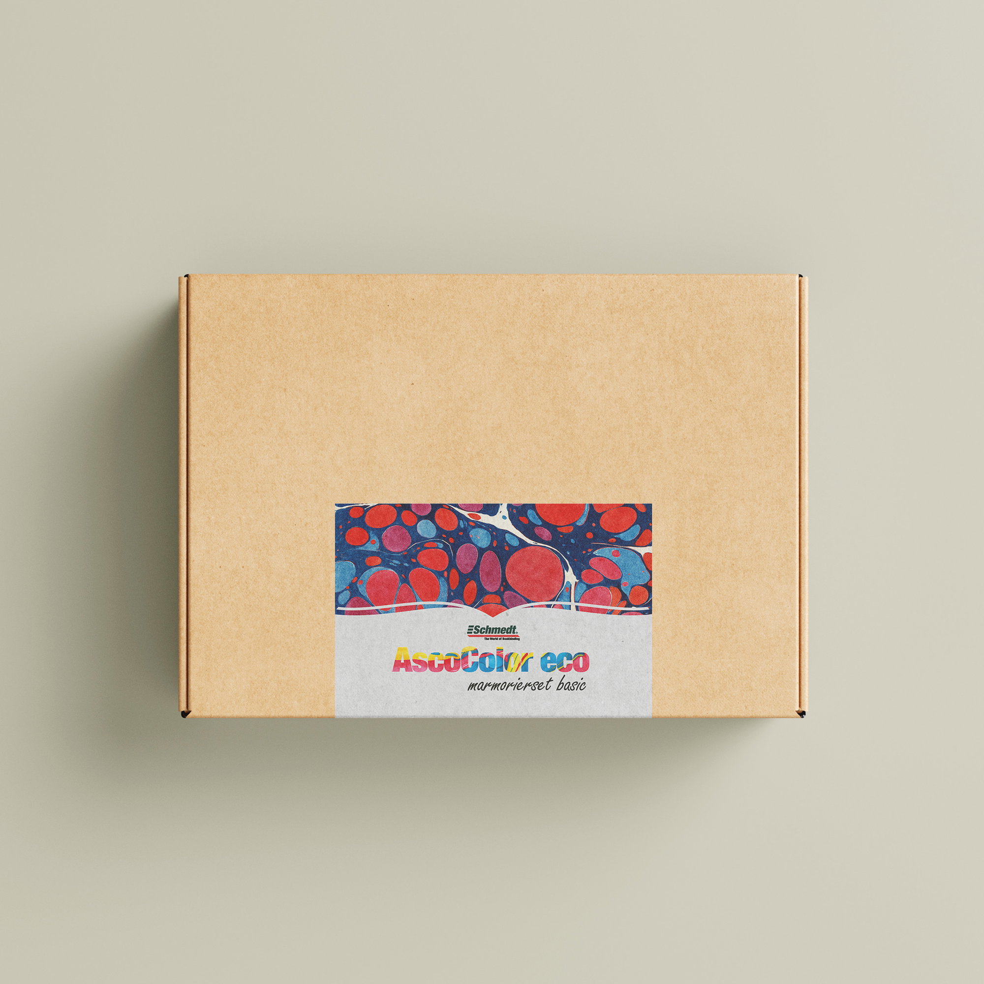 AscoColor Eco Basic - Jeu à marbrer - Kit créatif avec bac A4 et accessoires pour débutants - Contrairement aux peintures classiques à base ... - image-2