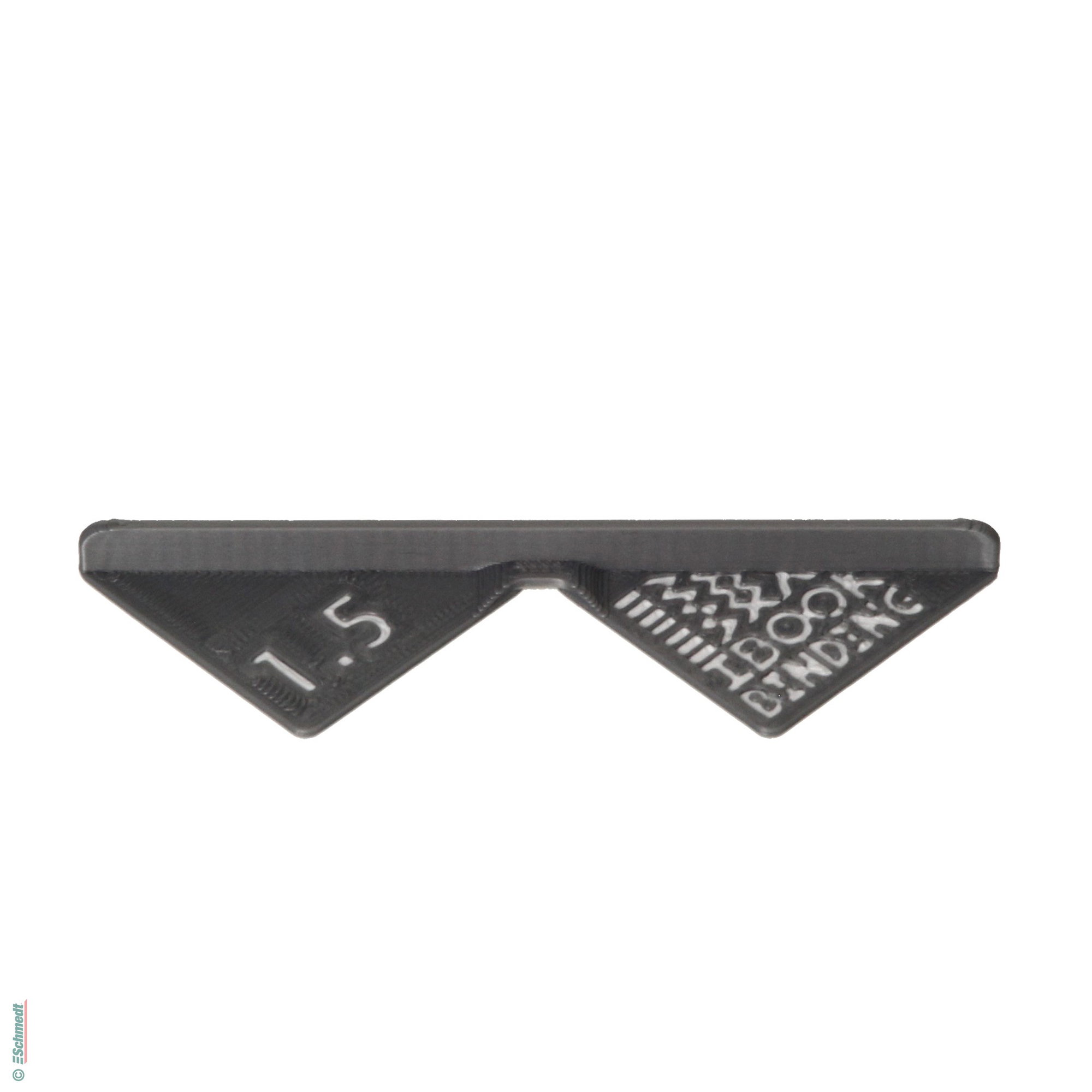 Corner cutting tool - Practical tool that enables the corner of the turned-in cover material on the book cover to be cut off at the correct ... - image-1