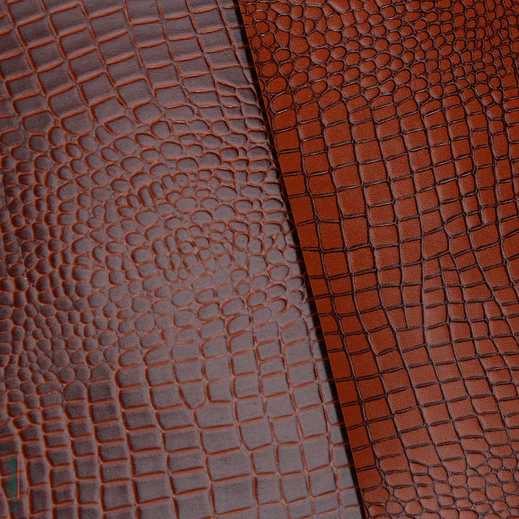 Papel con troquelado tipo "croco" - bicolor - Formato: 70 x 100 cm -  sentido de fibra longitudinal - papel cobertor para encuadernaciones d... - imagen-2