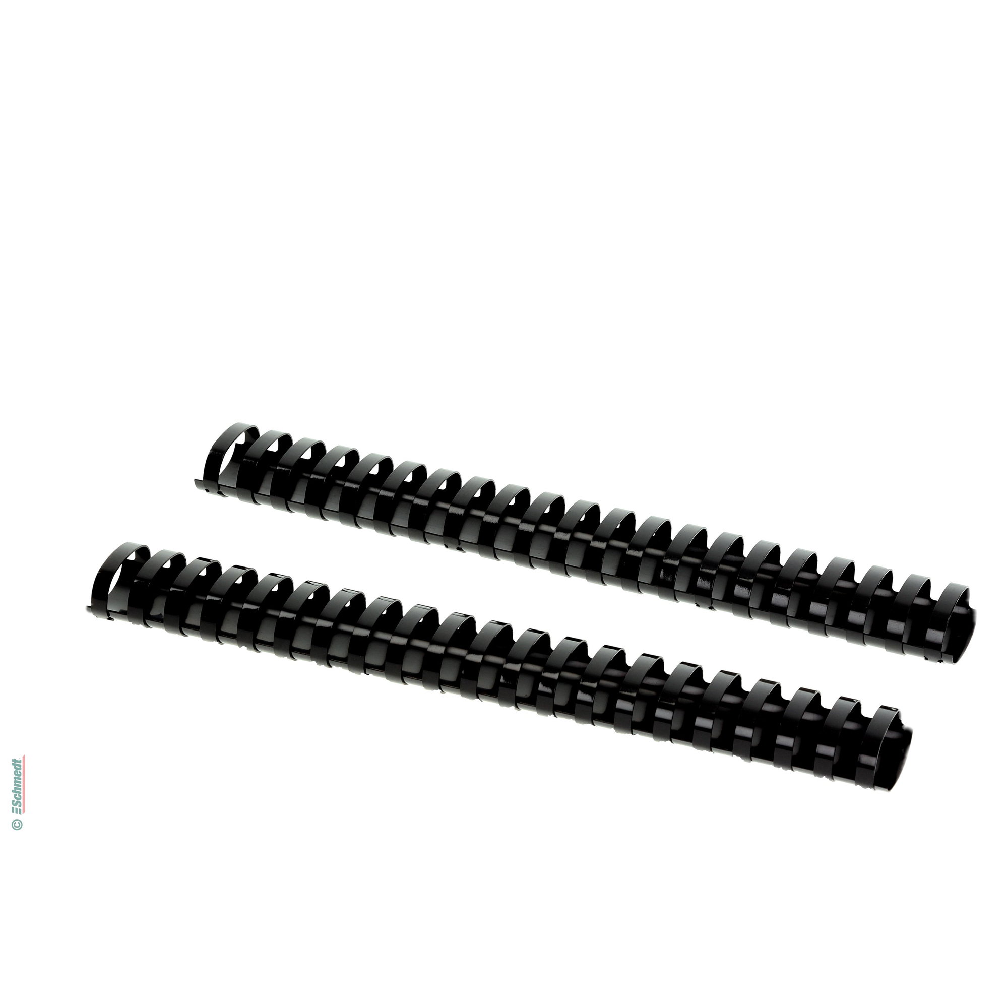 Plastic binding combs - oval - Diameter (in mm) 28 - Colour black... - image-1