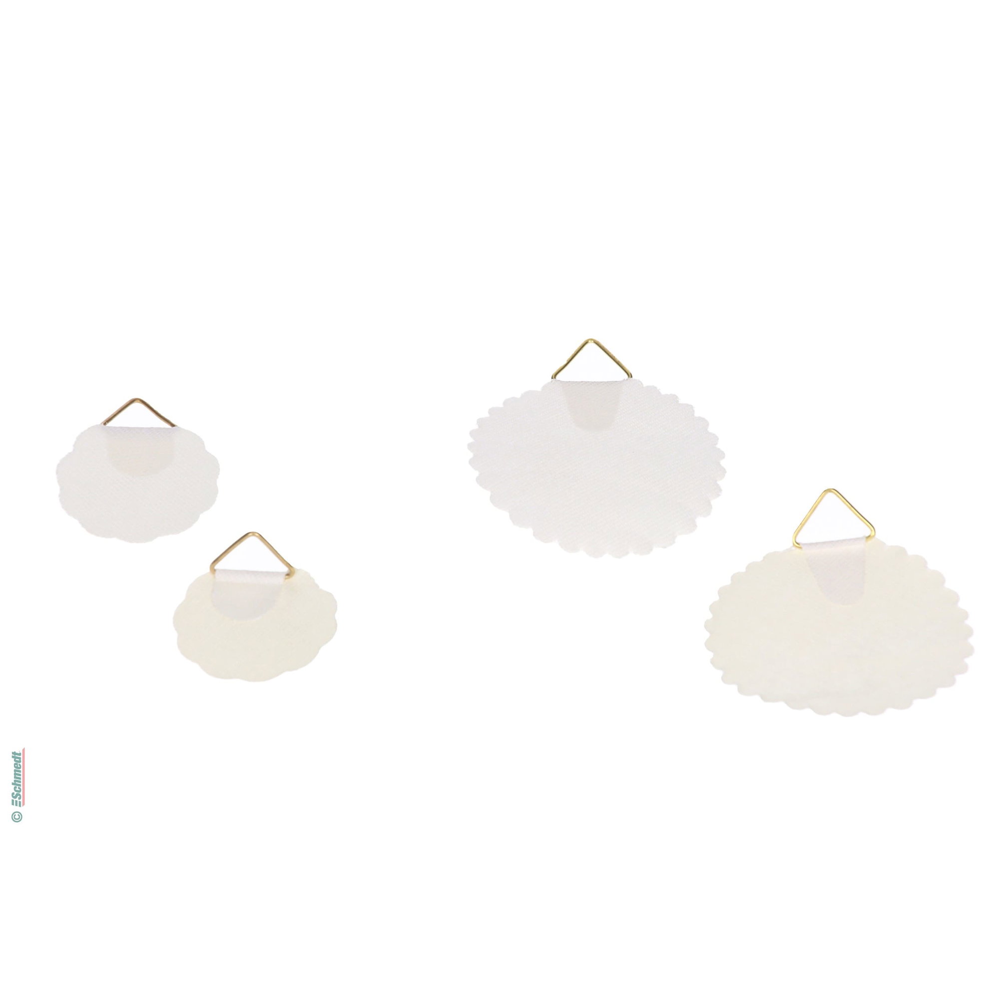 Poster hanger with brass-plated loop - Calico, gummed - to easily hang up calendars, posters etc....