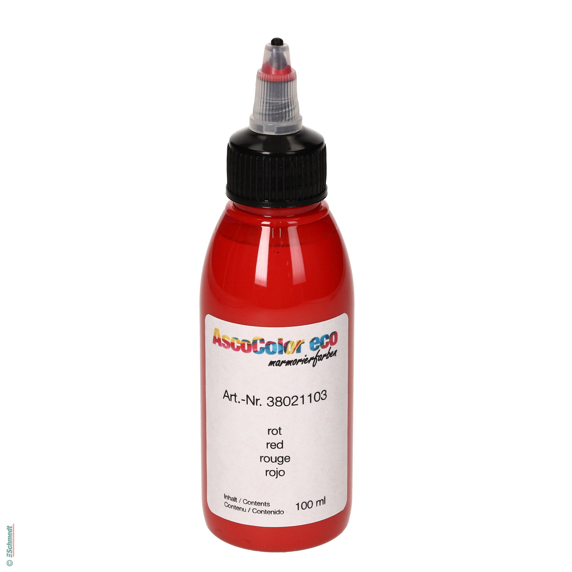 AscoColor eco - peinture à marbrer - Couleur 103 - rouge - Conditionnement Bouteille / 100 ml - pour créér papiers marbrés.

Veuillez agit...