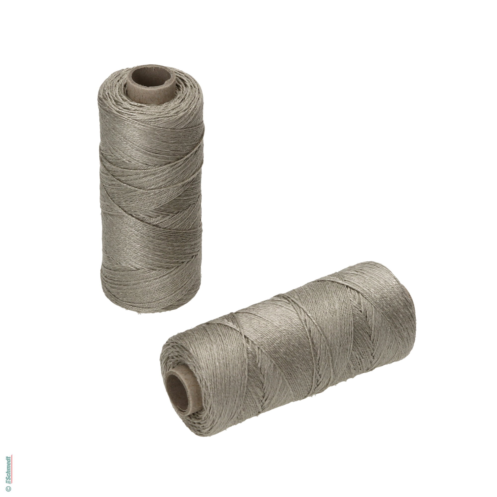Hilo para coser a mano | de colores - Tamaño 30/3 - aprox. 0,42 mm - Color 43 - gris ceniza - para el cosido con hilo manual...
