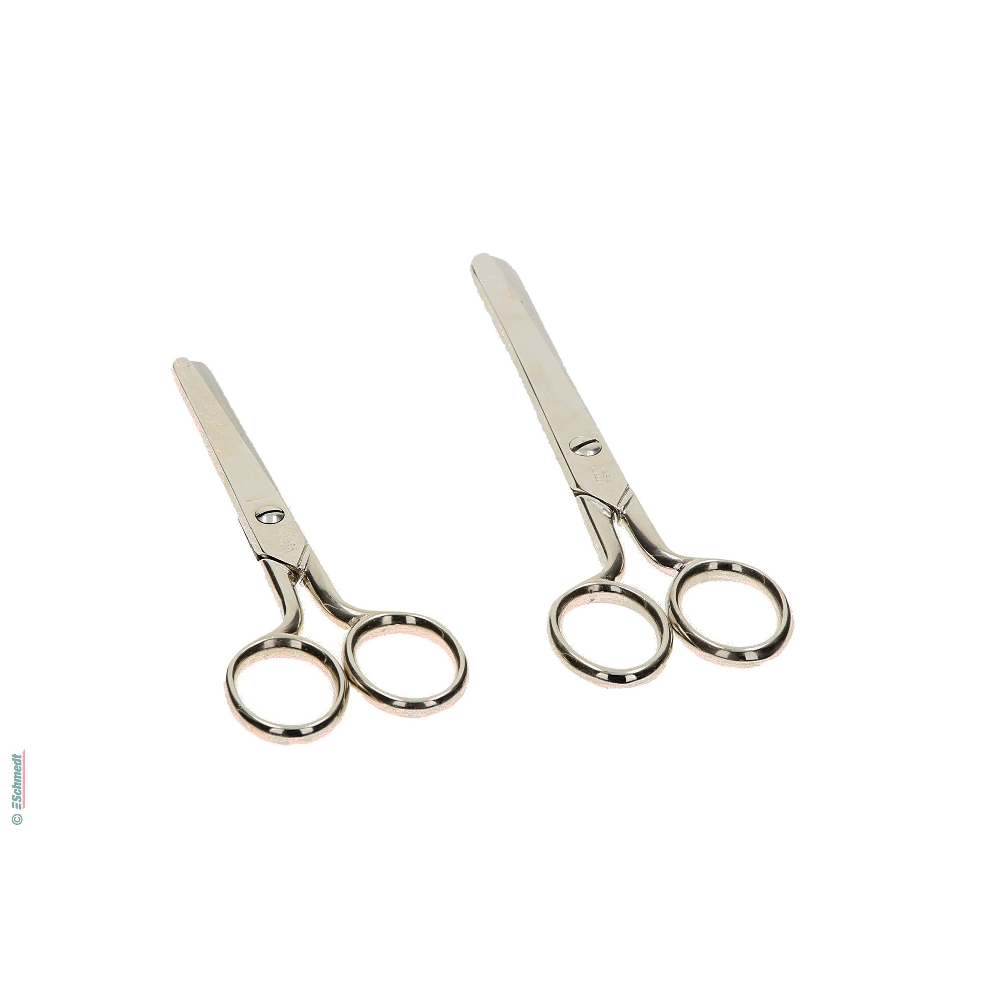 Pocket scissors, rounded - Total length (in mm) 130 - versatile use, suitable for many cutting jobs...