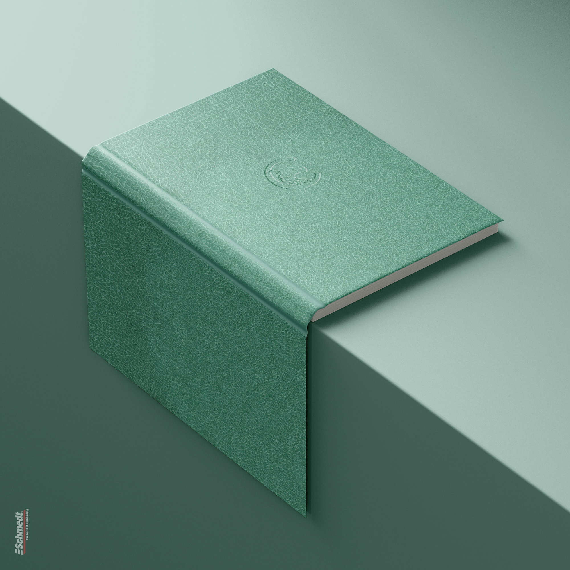 Chimera • Papel de cuero - Color 047 - menta - Aplicaciones:
Ideal como material de recubrimiento para libros, folletos, catálogos, cajas, ... - imagen-2
