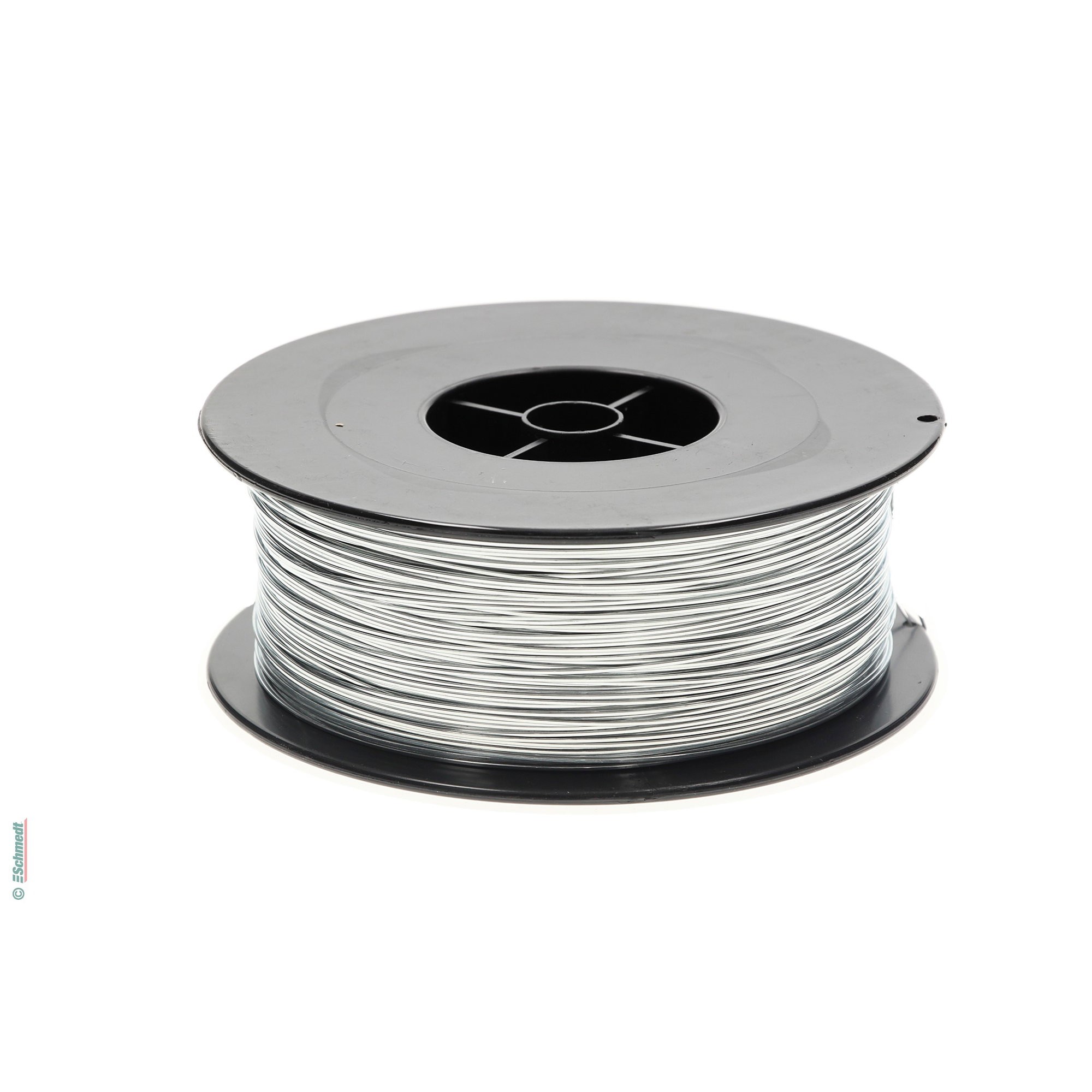 Alambre para encuadernar, plano | hierro galvanisado - en bobina de aprox. 2 kg - Aplicación: alambre enrollado, por lo tanto tiene mayor fu...
