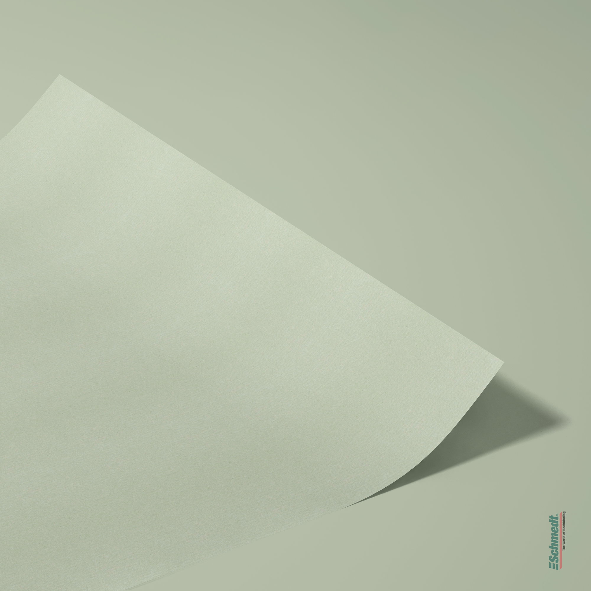 Papel de tina tipo "Bugra" - Color 308 - verde claro - se puede utilizar como papel de guarda o como papel cobertor y de forro de libros. Ta... - imagen-2