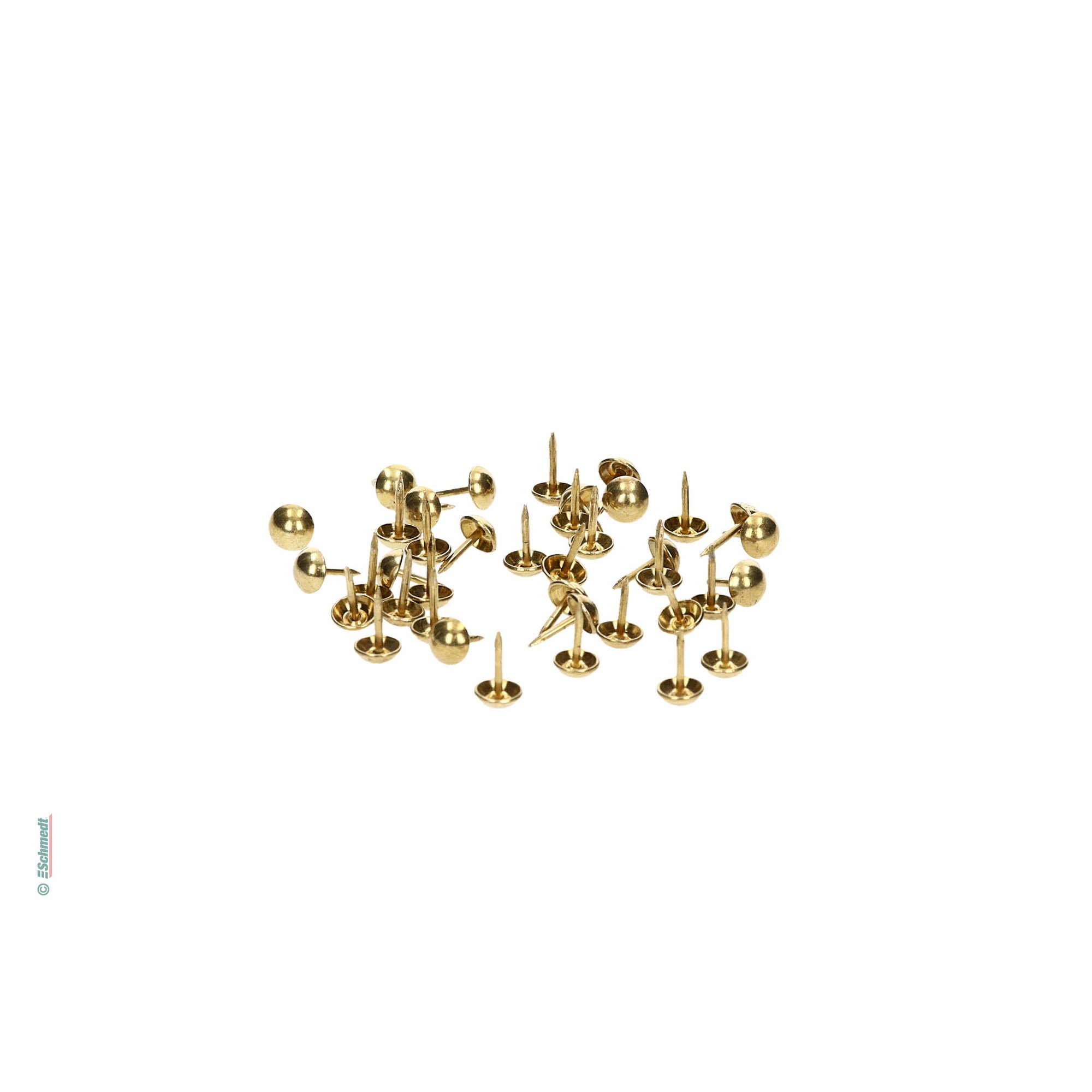 Pin de cabeza redonda - Color oro - Largo (en mm) 7...