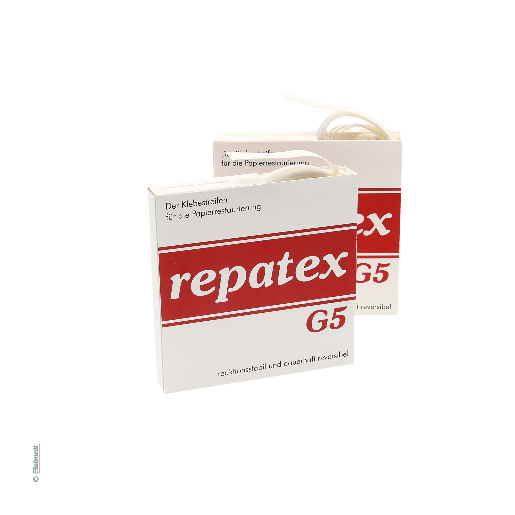RepaTex G5 - Conservation strips, gummed - highly transparent - Packet of 20 strips - for sophisticated and gentle repair of fine paper obje...