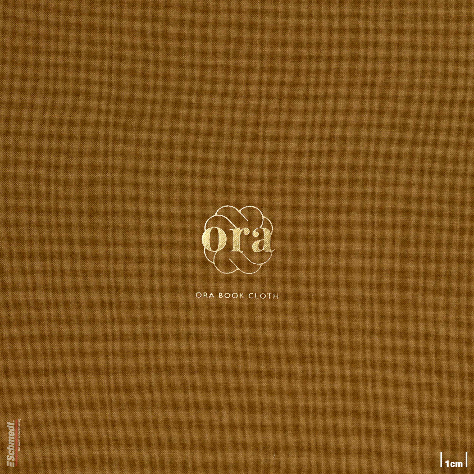 Ora • Buchleinen - Farbe 024 - tabak - Anwendungen: für Bucheinbände, Notizbücher, Ordner, Mappen, Schuber, Kästen, Schachteln, Etuis, Gesch... - Bild-2