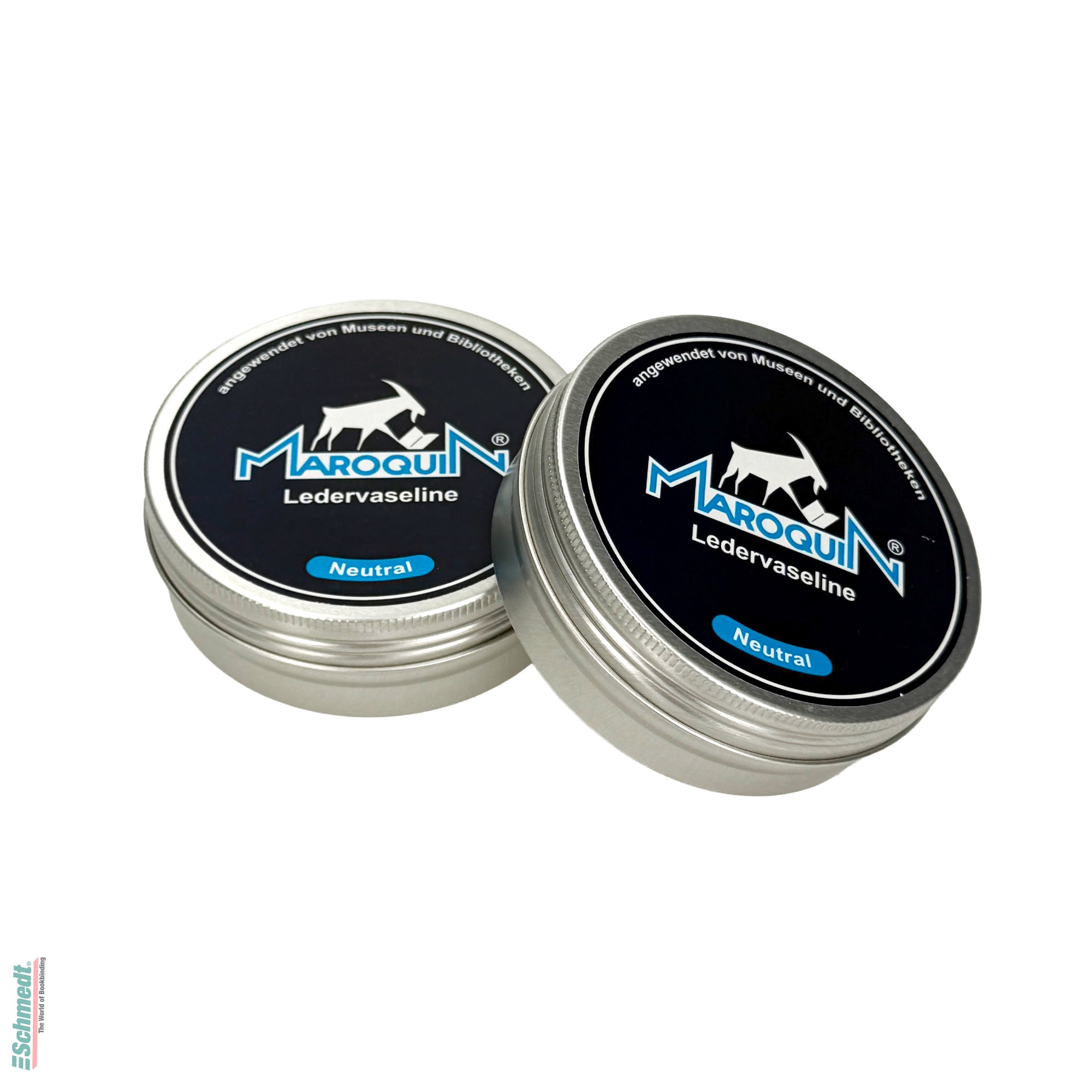 Maroquin - Vaseline pour cuir - Pot à 90 g - désacifidifié - pour préserver cuir nettoyé.
Les parchemins sont souvent sensibles aux graisse... - image-1