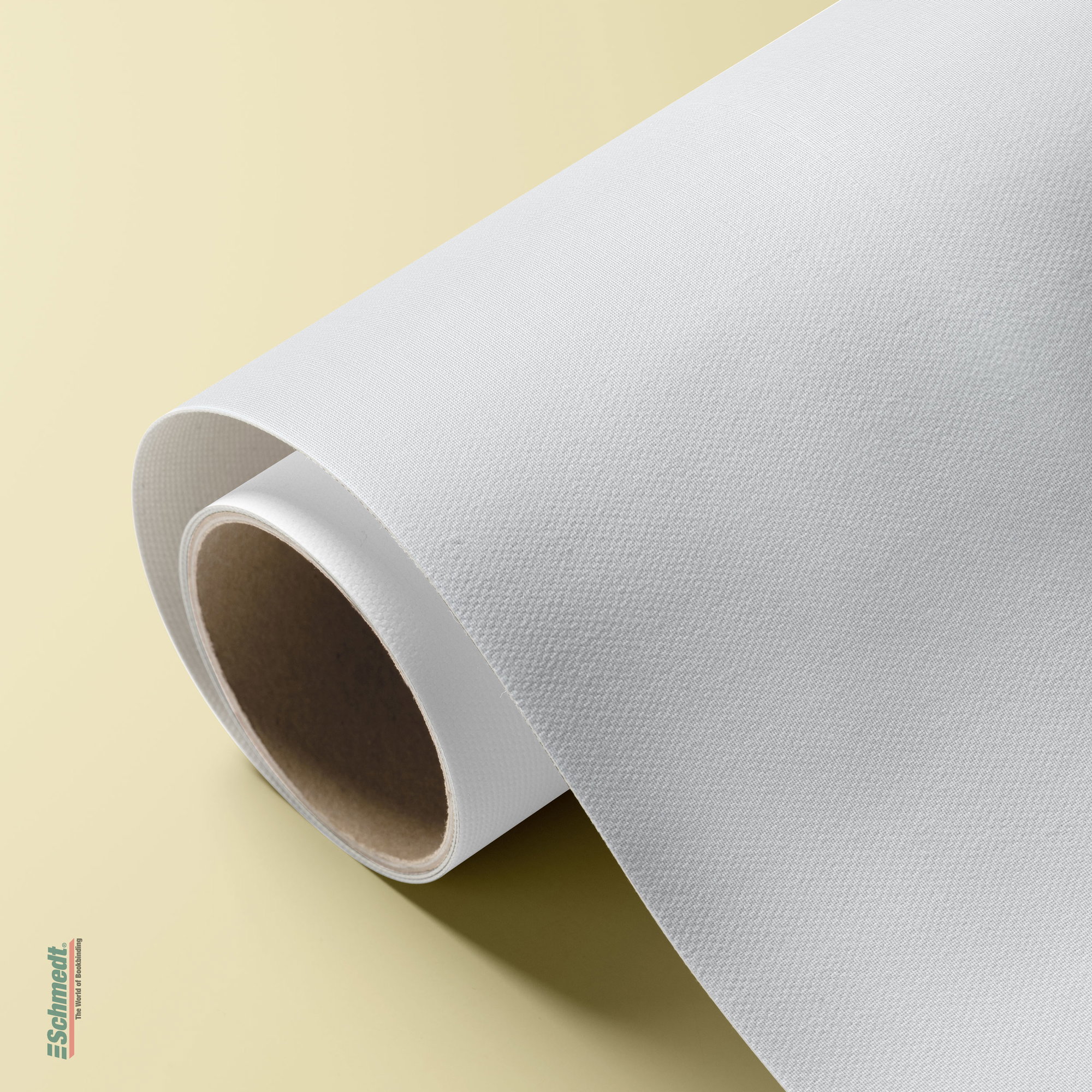 Calico • white - Texture medium strength - Format Roll - 103 cm wide - White, very dense cotton cloth for backlining and spine-taping book b... - image-1