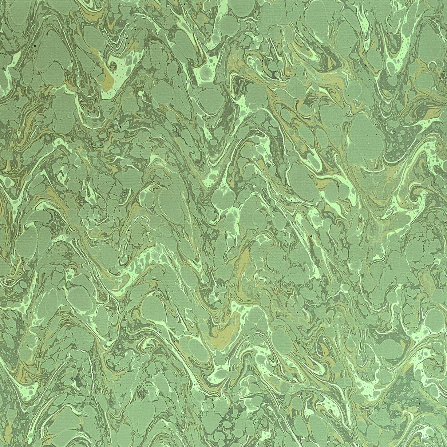 Französisches Sonnen-Marmorpapier - Farbe 066 - grün - Beziehen von Bucheinbänden, Kästen, Schachteln oder für Bastelarbeiten...