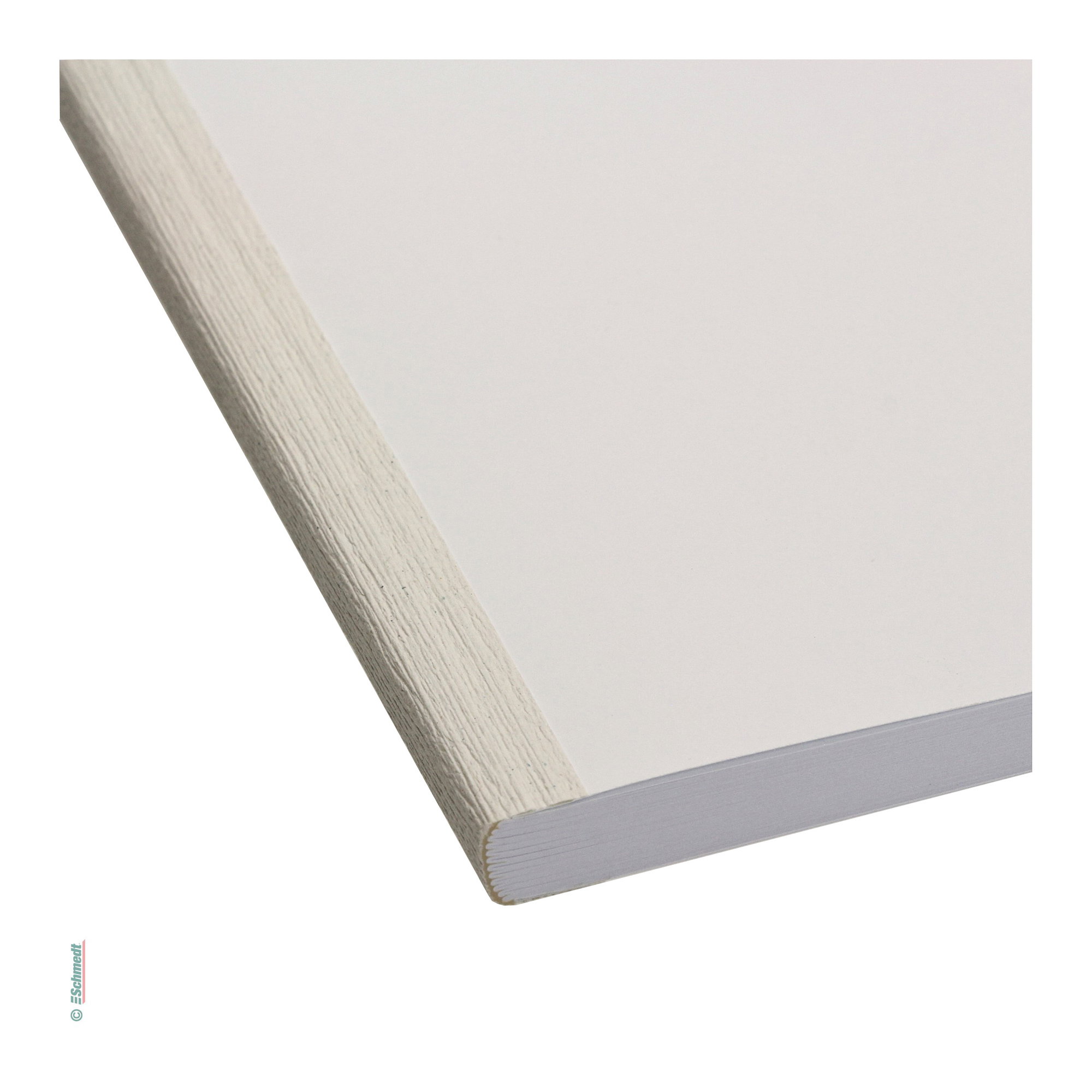 Buchblock-Rohling - Farbe hellweiß - Abmessungen 210 x 297 mm - Blanko-Buchblock (Leerbuch) zur Herstellung von Notizbüchern, Tagebüchern, G... - Bild-2
