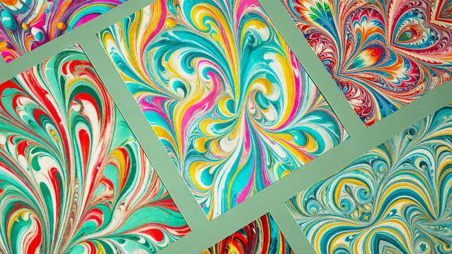 DIY-Anleitung: Papier marmorieren
