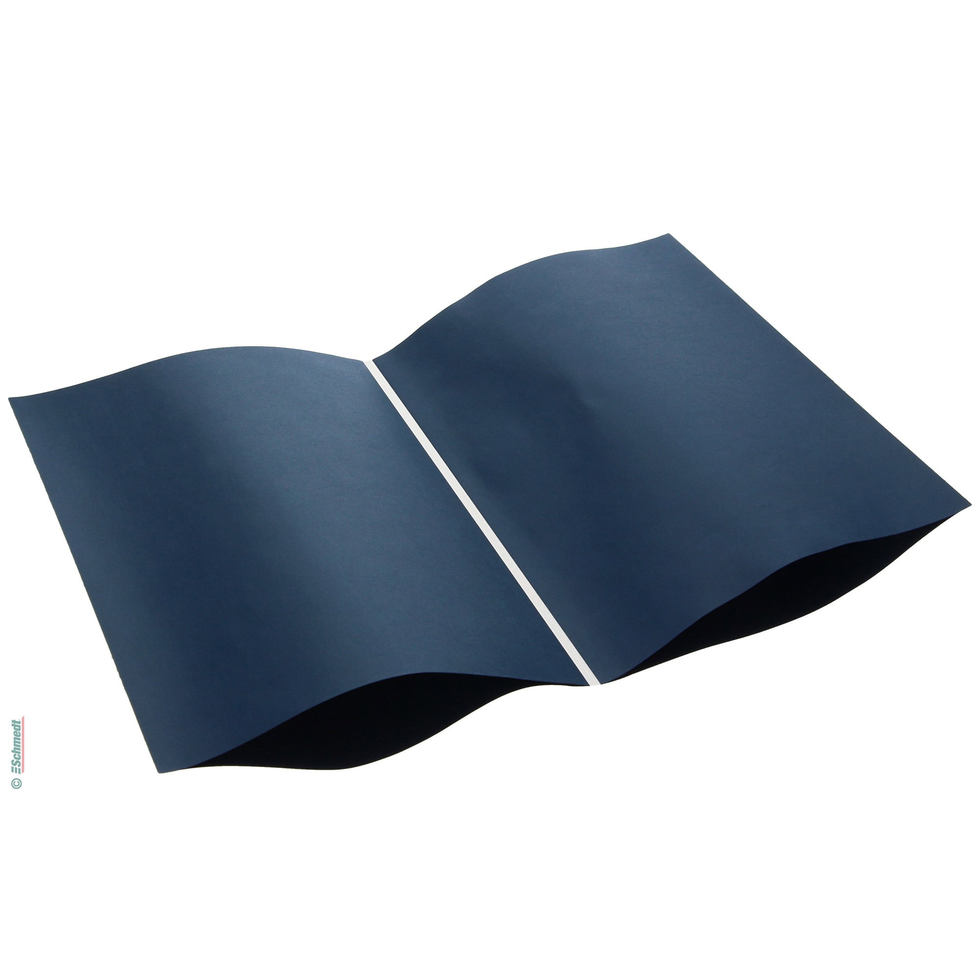 PräziCover - colorado, liso - Color azul oscuro - Grosor del bloque de libro (en mm) 4,6 - 7,5 - para confeccionar cuerpos de libro con pape... - imagen-1