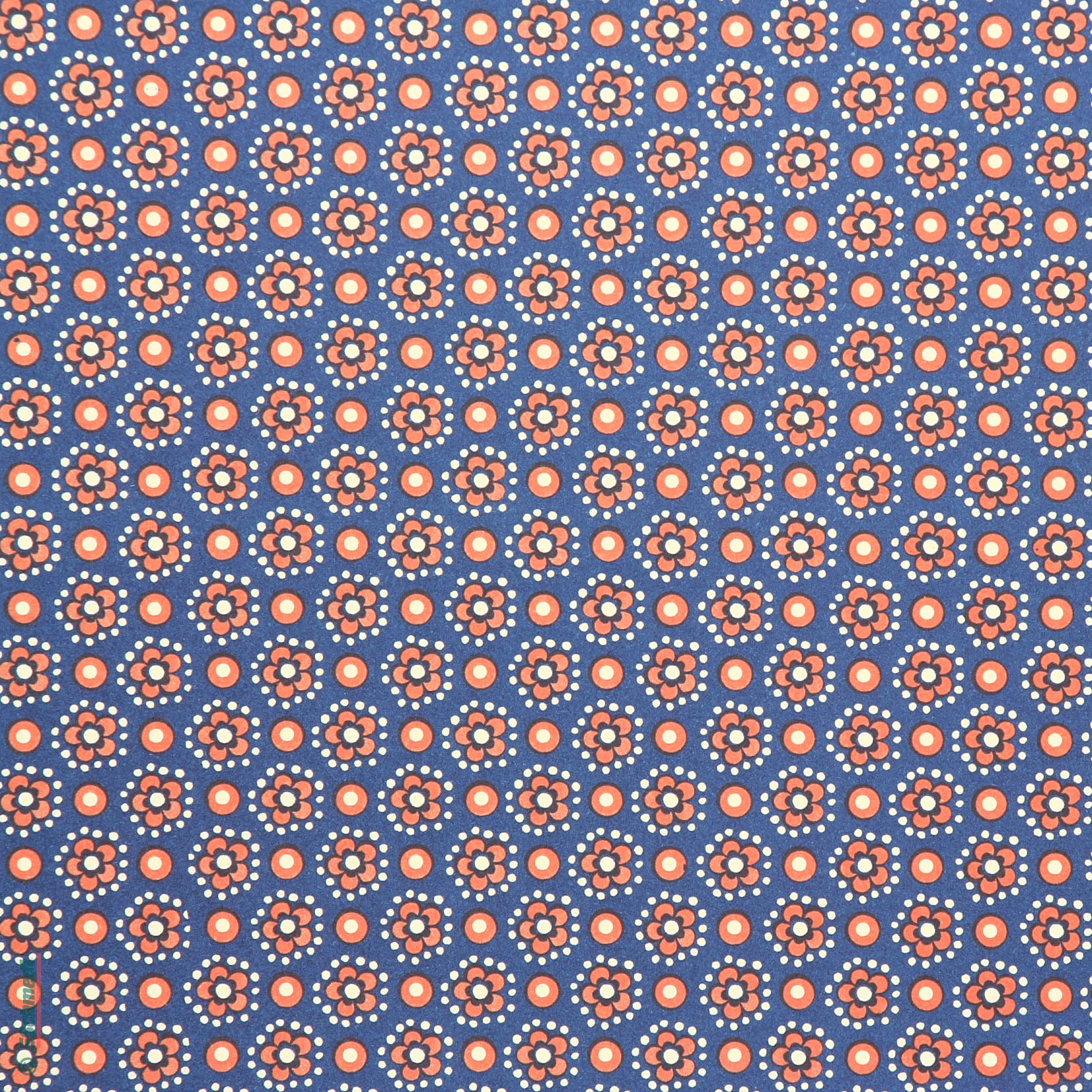 452-Retro Kornblumen blau