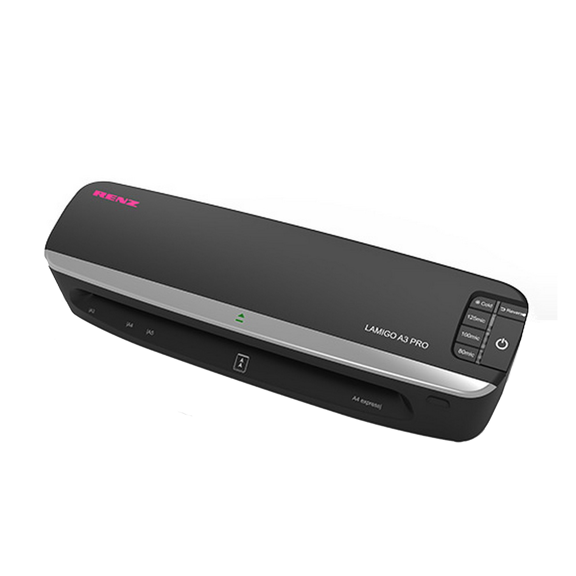 RENZ Lamigo A3 PRO - Machine à plastifier pochettes - » largeur de travail: 330 mm - A3
» pour épaisseurs de film de 2x 75 à 2x 125 mic.
»...