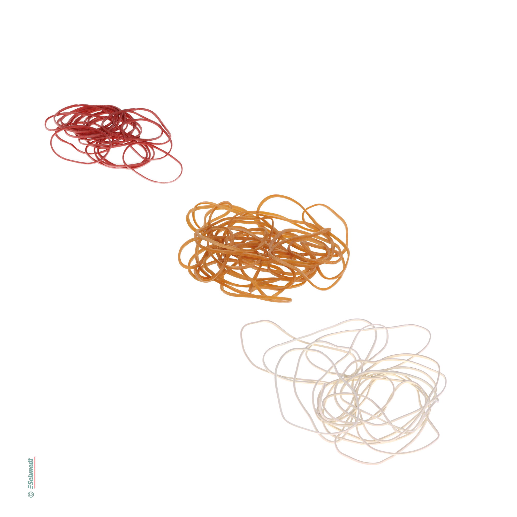 Rubber rings - Bag contents: 1 kg - for bundling and fixing...