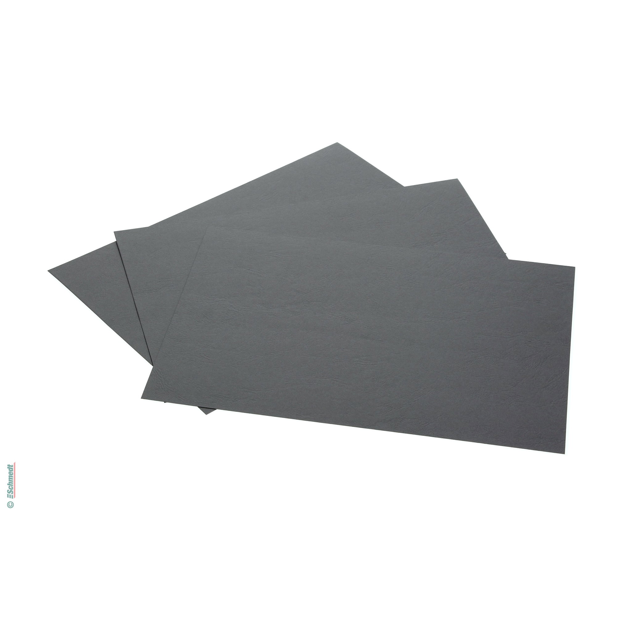 Contraportadas para encuadernación de anillas - Color gris - para proteger el reverso y estabilizar los documentos encuadernados... - imagen-2