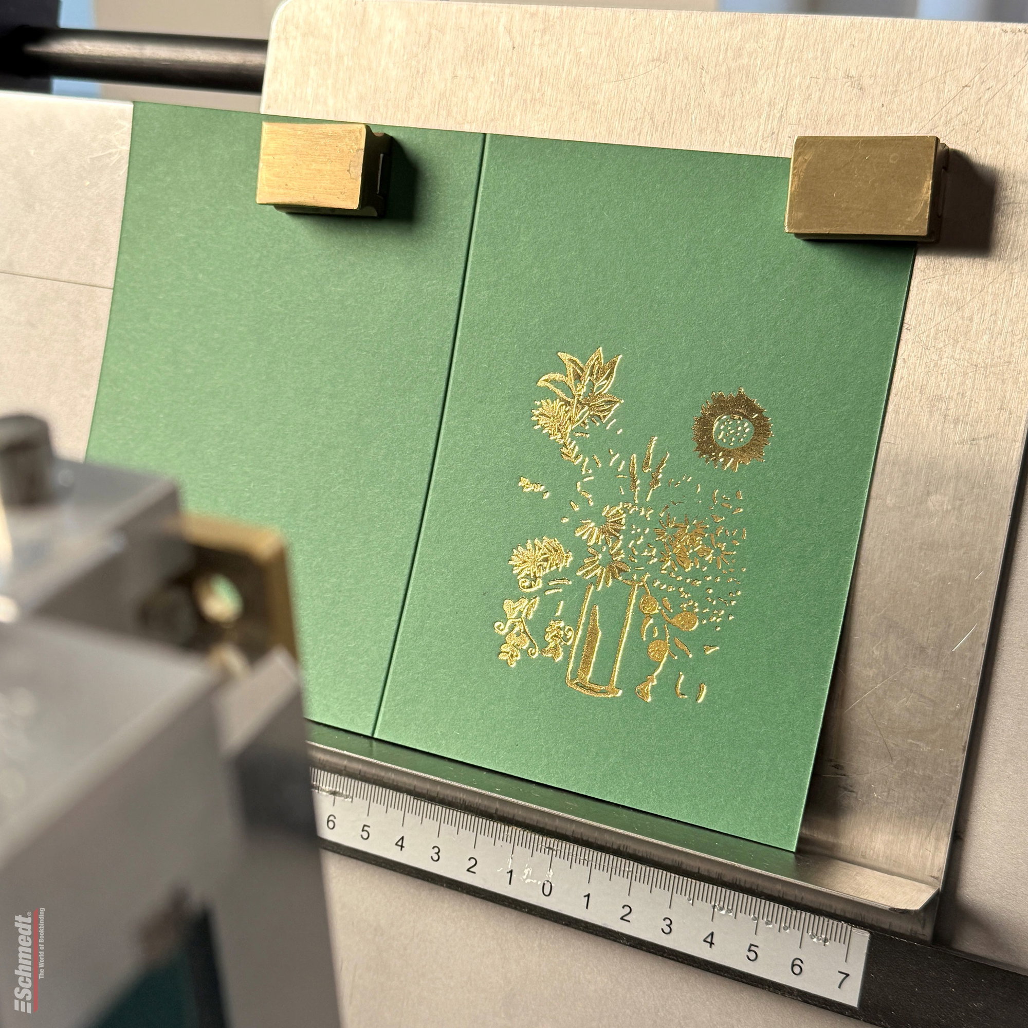 Fer à dorer / bloc à dorer à chaud - pour la dorure à chaud de logos et de dessins - Pour coller sur le porte-bloc d'une presse à dorer et e... - image-2