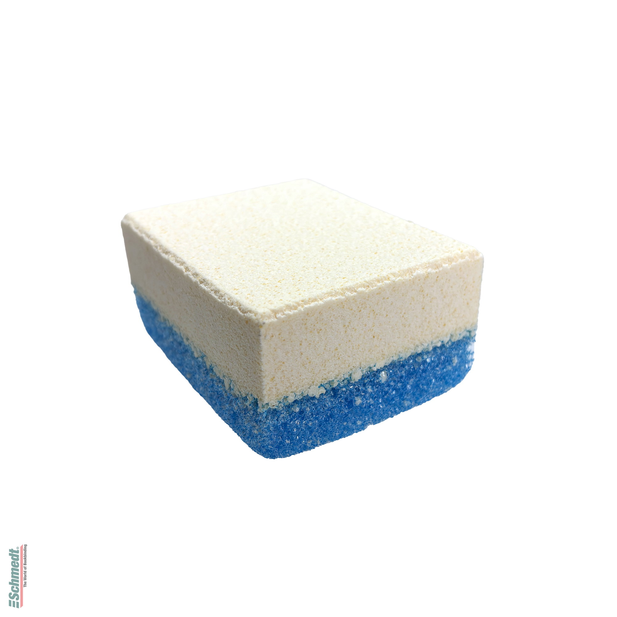 WISHAB esponja para papeles (AKAPAD, blanca) - de látex vulcanizado, pH neutral, blanca - Se compone de una parte para sujetarla de color az...