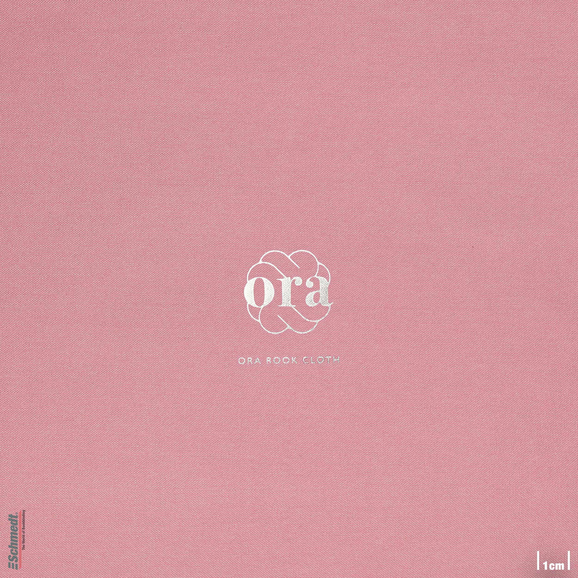 Ora • Buchleinen - Farbe 026 - rosa - Anwendungen: für Bucheinbände, Notizbücher, Ordner, Mappen, Schuber, Kästen, Schachteln, Etuis, Gesche... - Bild-2