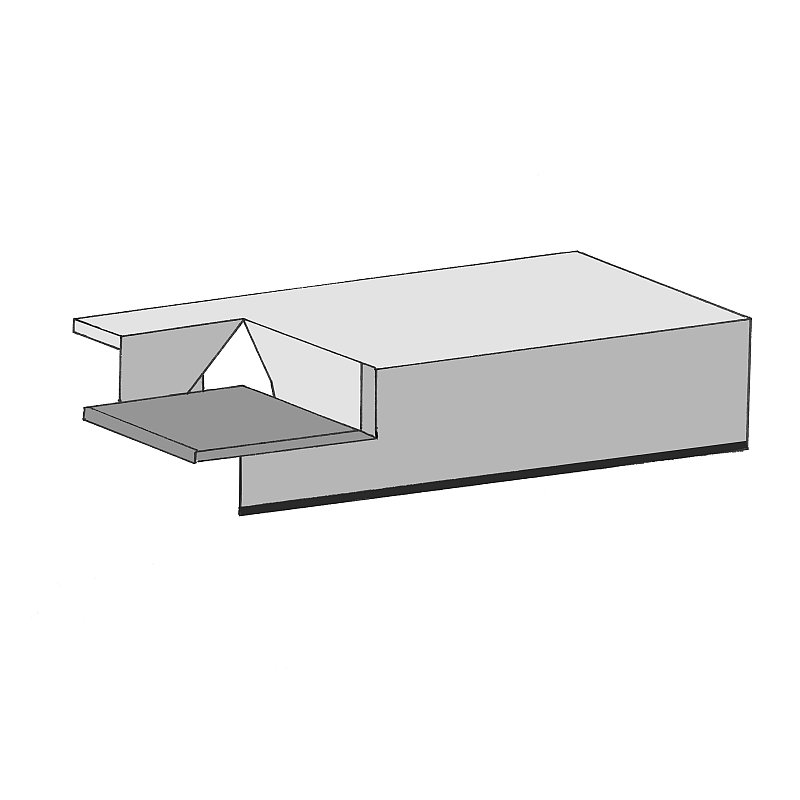Adaptación de la mesa para integrar - la cortadora de cantos neumática PräZis - en el sistema PräDeka...