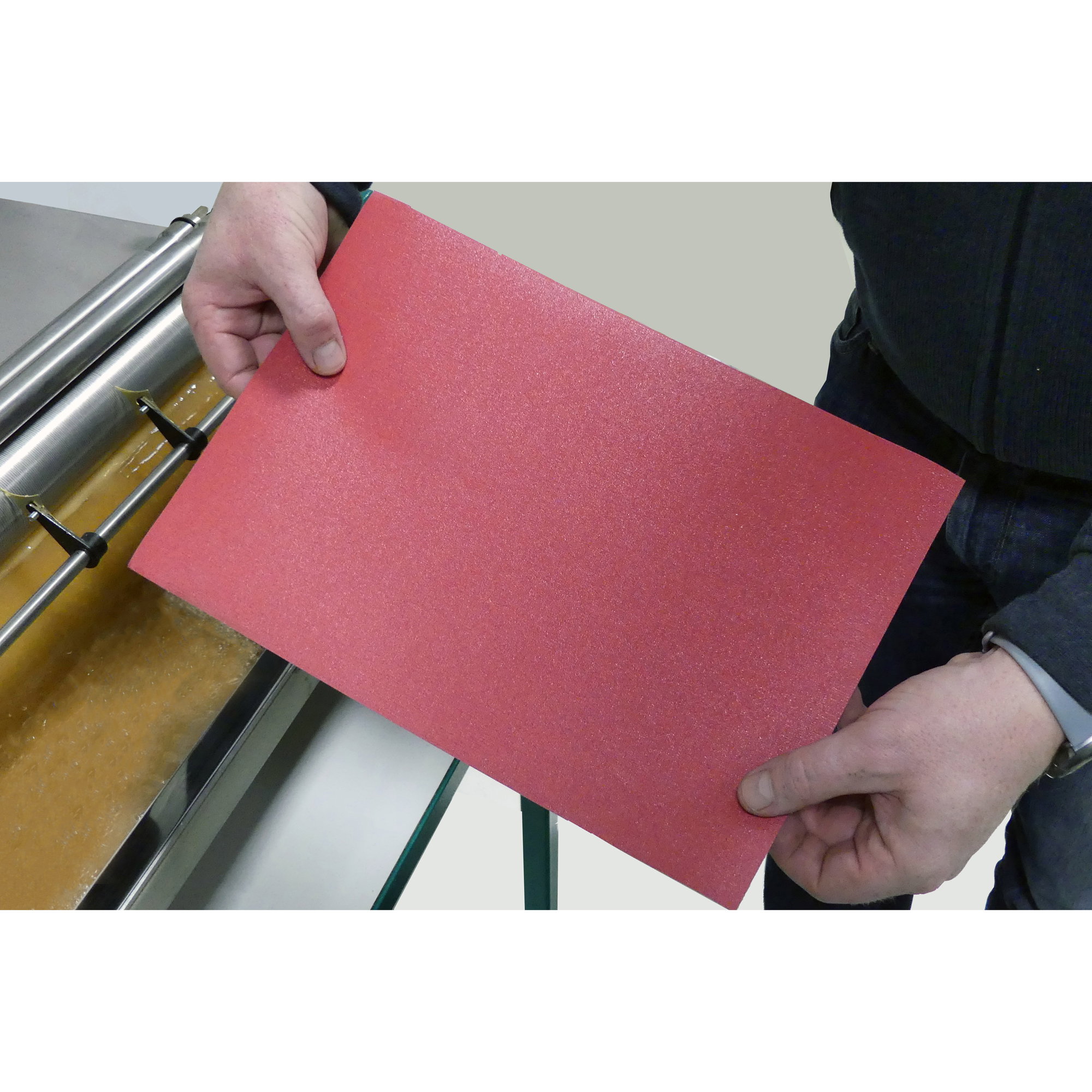 PräziCoat | Two-roller gluing machine - for cold and hot glue - Applications: cloth sheets, laminated cover paper, paper, cardboard, leather... - image-4
