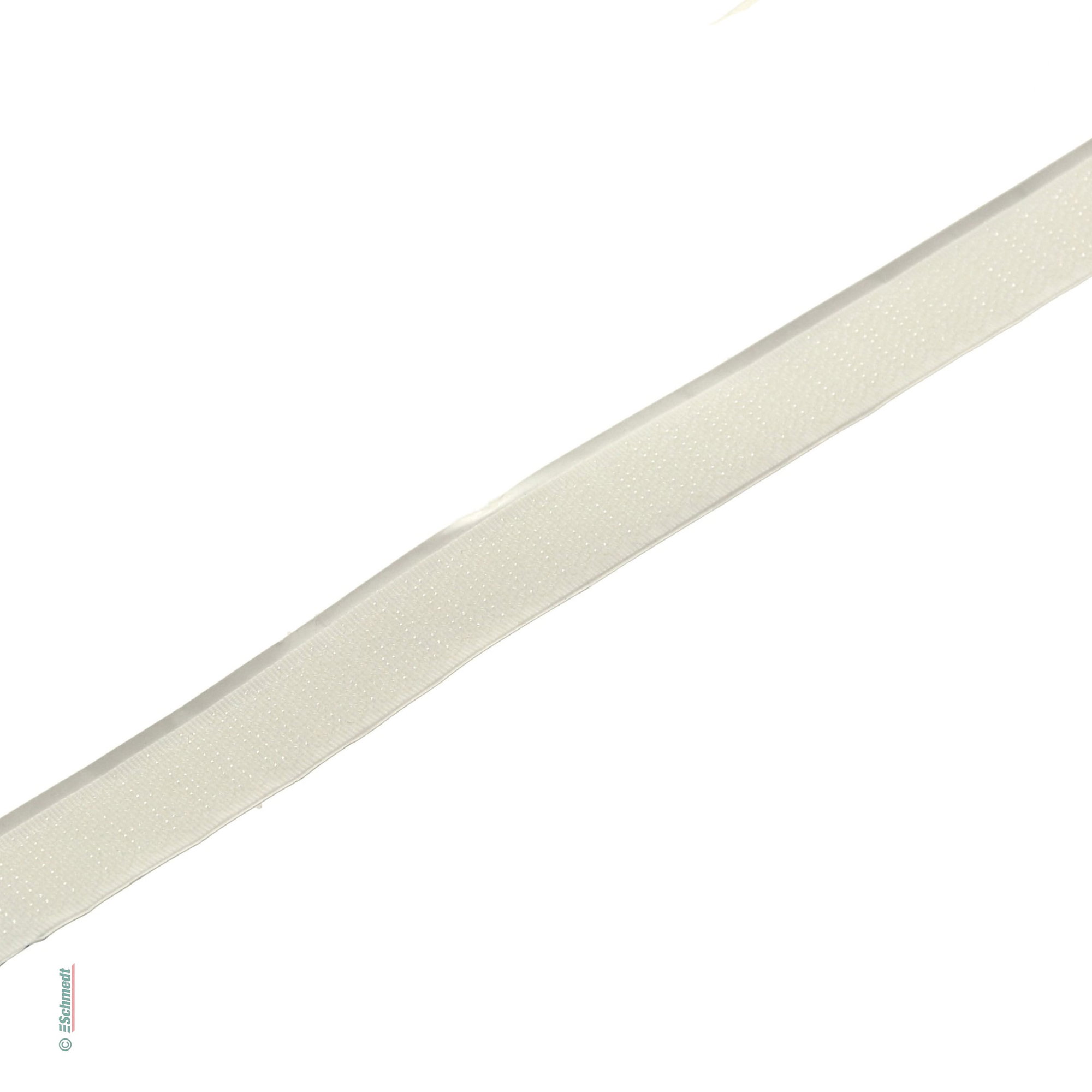 Velcro tape, self-adhesive - Version Hook tape - Width (in mm) 16 - Colour white - closing print products, folders, notebooks, mailings etc....