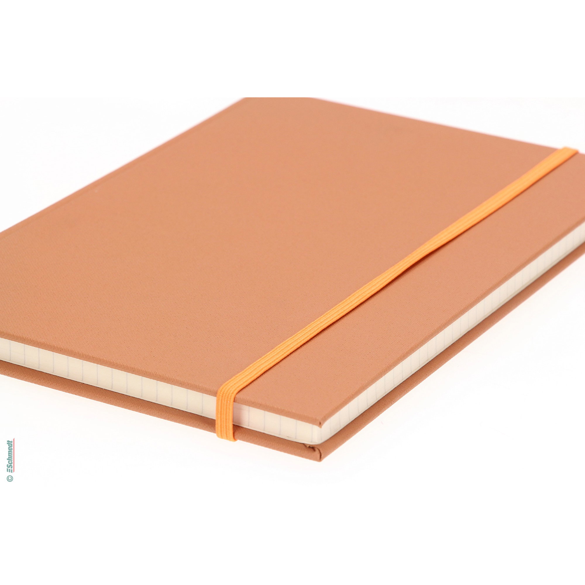 Ruban plat en caoutchouc, élastique • env. 7 mm de large - Couleur 012 - orange - Longueur des rlx (en m) 10 - Peut aussi être équipée de go... - image-2