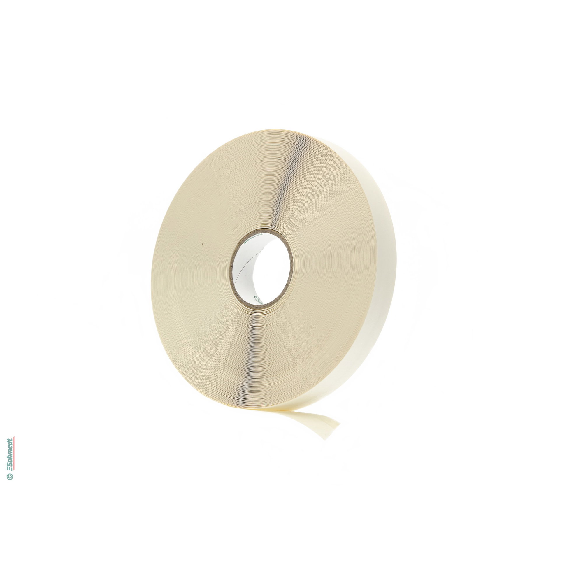 PräPlast tape • white - with 6 mm self-adhesive area - Tape with 6 mm self-adhesive area to be fixed to the cardboard cover sheet of magazin...
