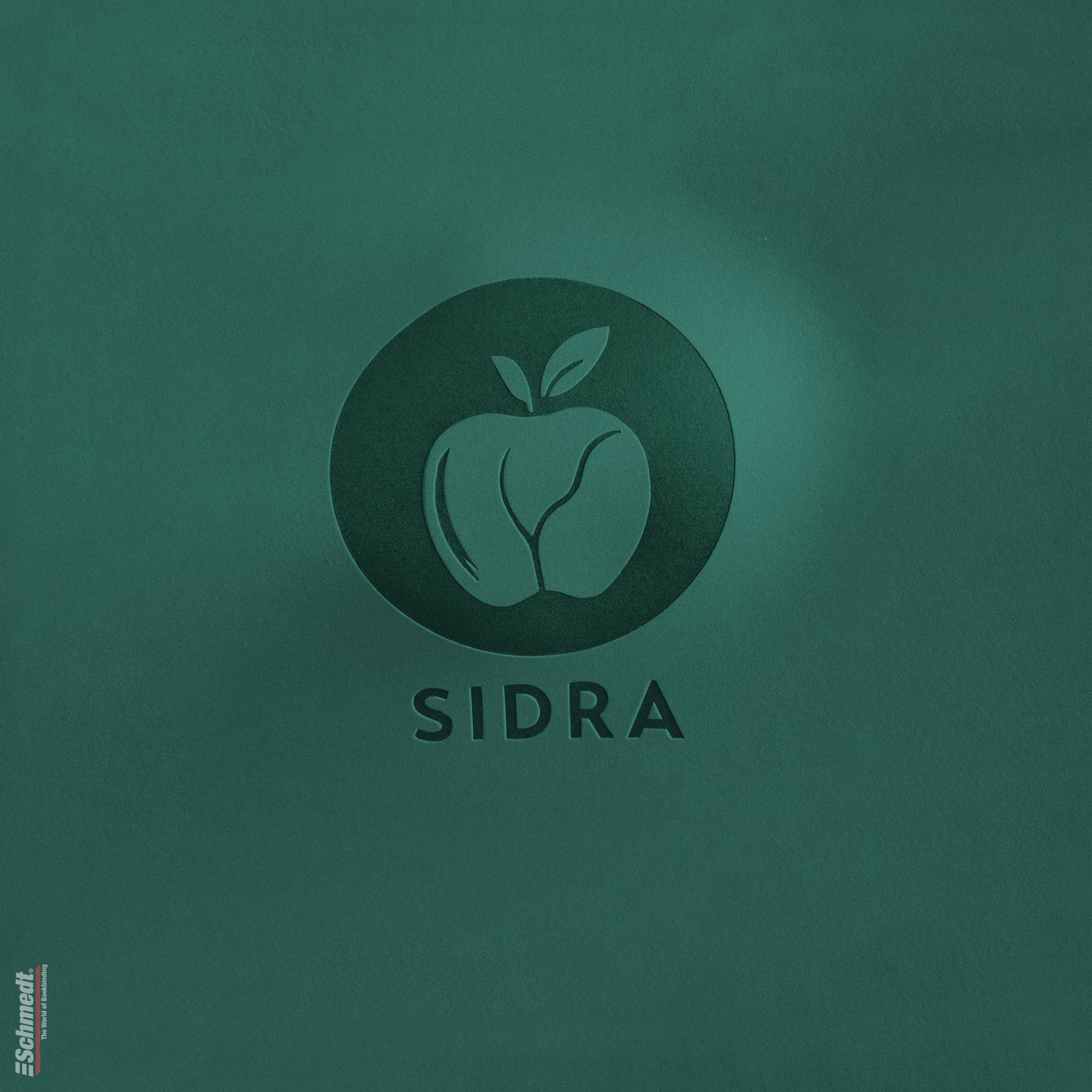 Sidra • cuero de manzana - Color 022 - verde ópalo - Aplicación: para tapas de libros de alta calidad, álbumes, menús, cajas etc.... - imagen-2