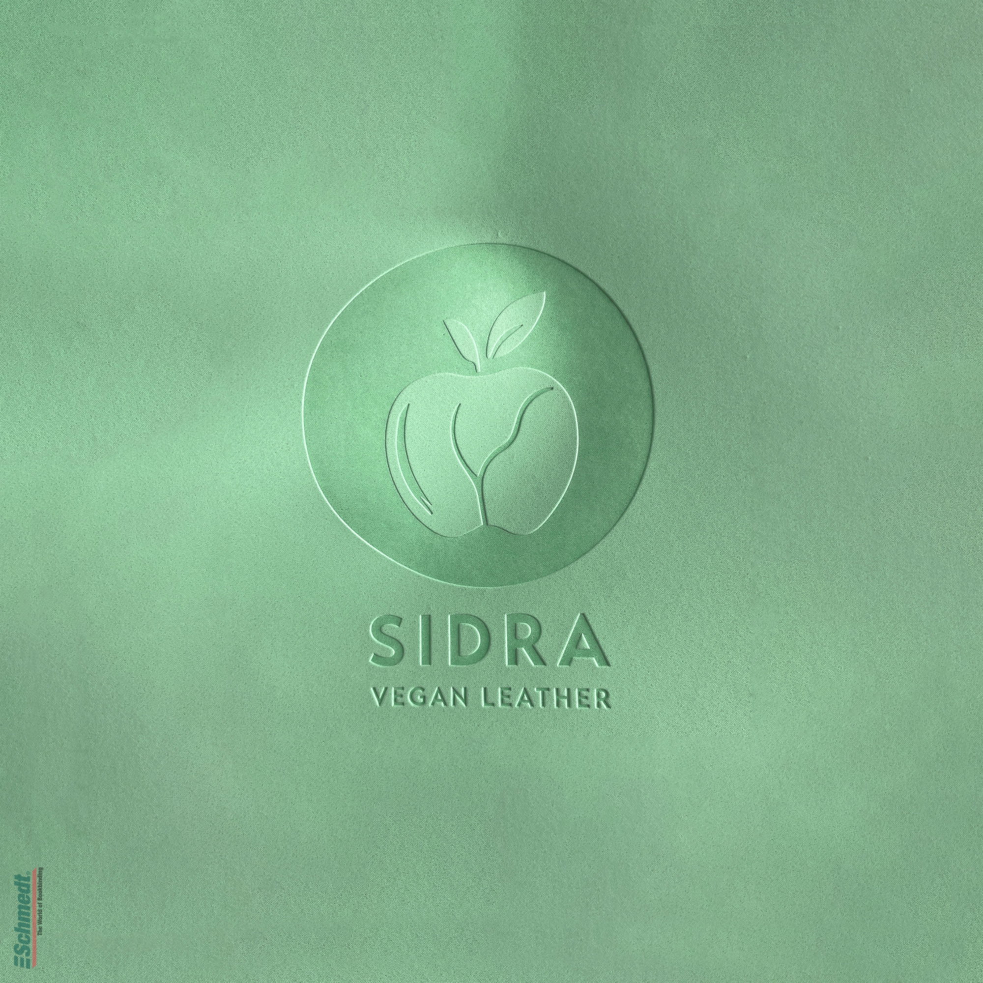 Sidra • cuero de manzana - Color 009 - menta - Aplicación: para tapas de libros de alta calidad, álbumes, menús, cajas etc.... - imagen-2