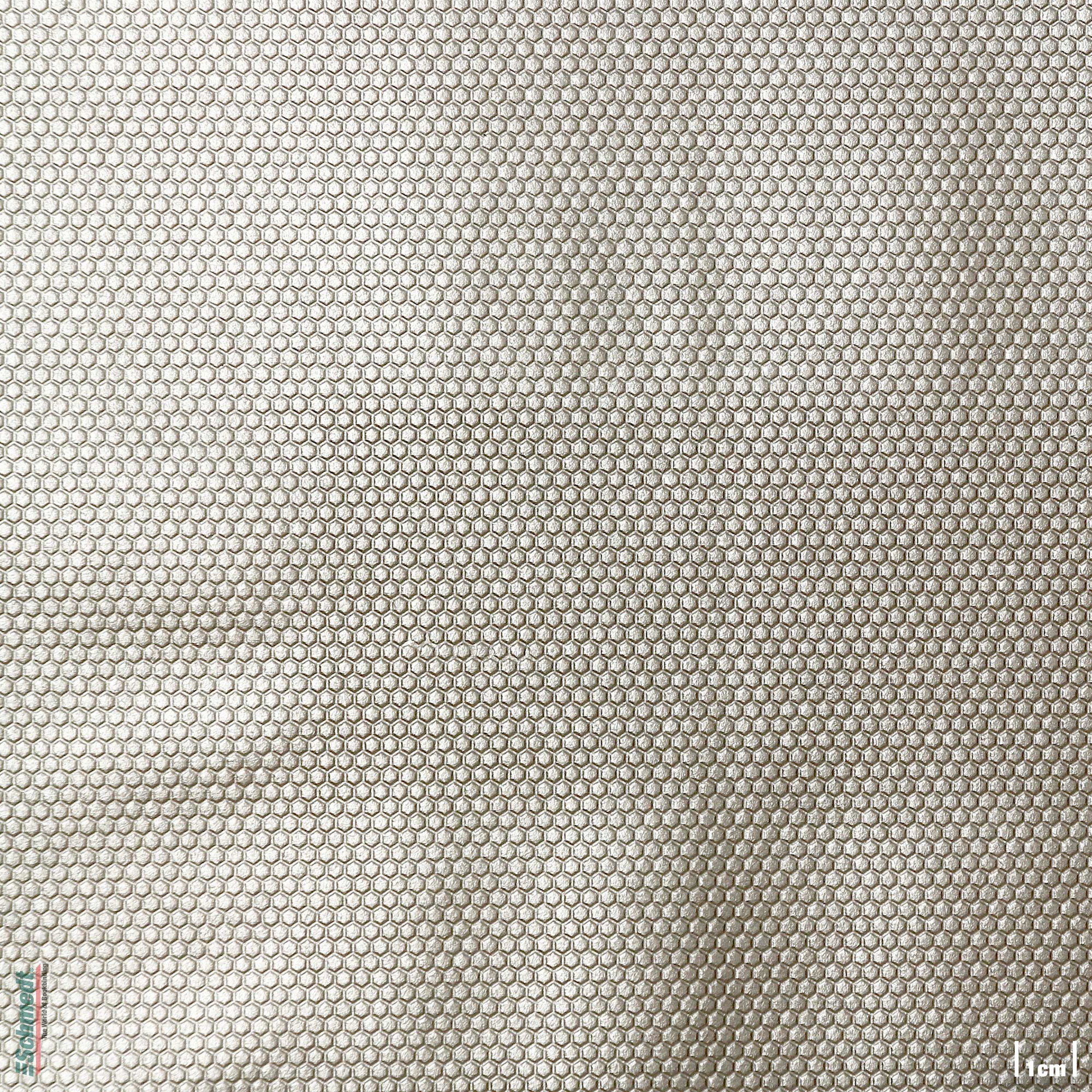 Nobilis • papel metalizado • plata - Color 4004 - brillo de seda - hexagon - Aplicación: papel de recubrimiento para libros, cajas, embalaje... - imagen-2
