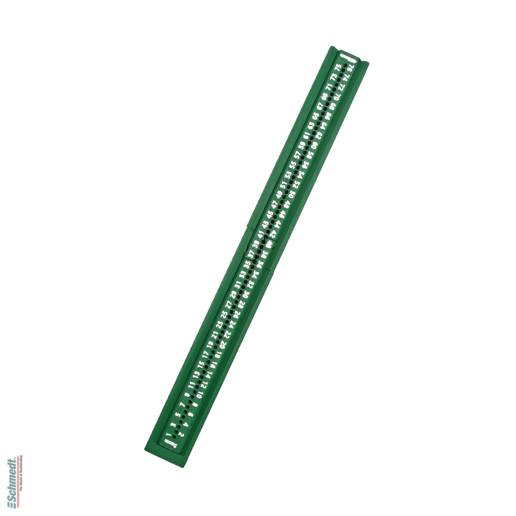 Vorstech-Schiene "Standard" - Länge (in mm) 400 - zum einfachen und gleichmäßigen Vorstechen von Papierlagen vor der Handheftung.... - Bild-1