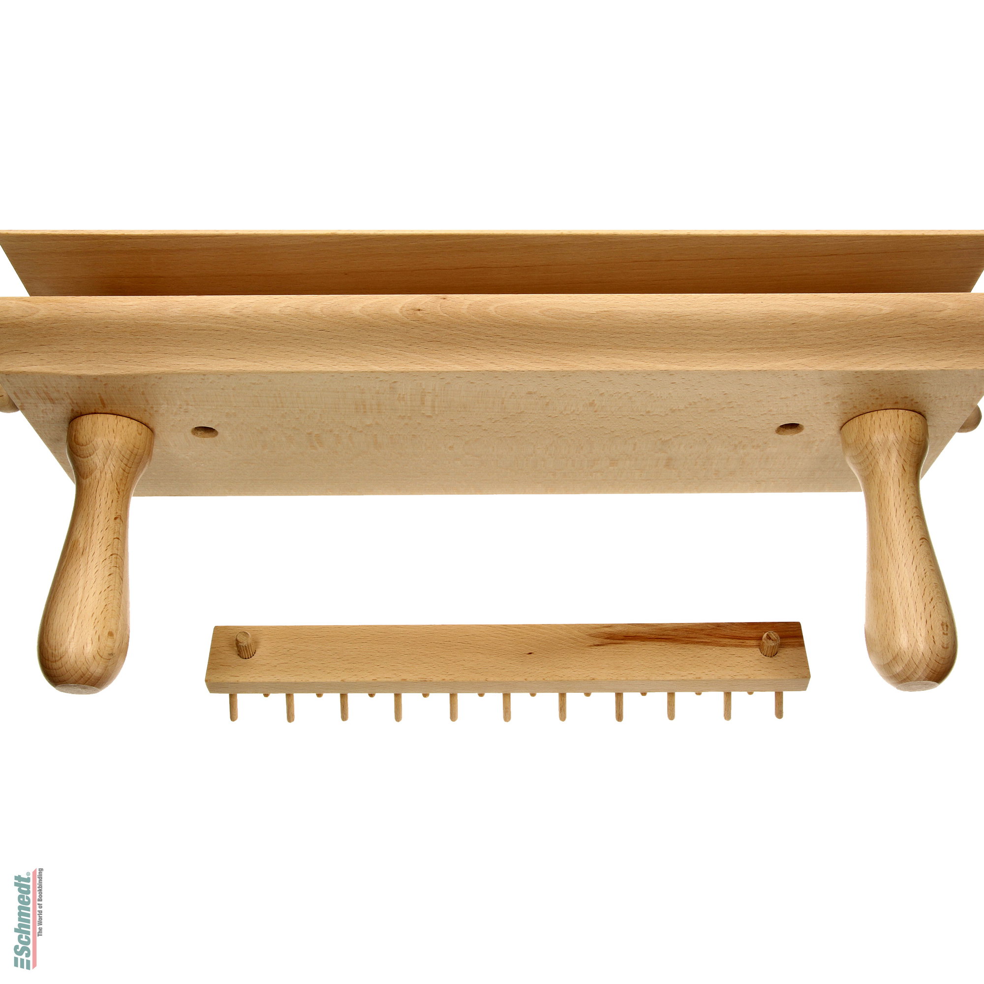 Paire de baguettes à relier pour presse à dorer - Largeur: 35 cm (2 pcs = 1 paire) - pour la reliure cousue main sur la presse à dorer... - image-3