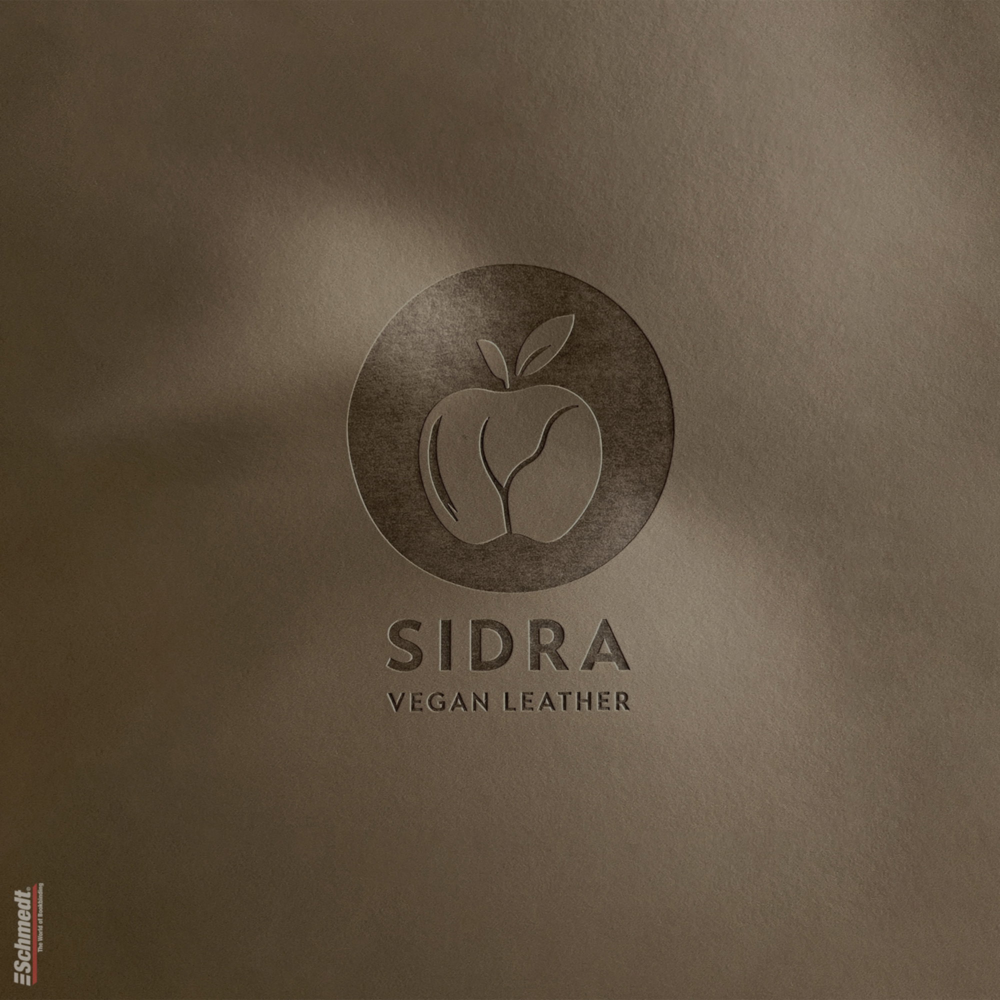 Sidra • cuero de manzana - Color 017 - marrón tierra - Aplicación: para tapas de libros de alta calidad, álbumes, menús, cajas etc.... - imagen-2