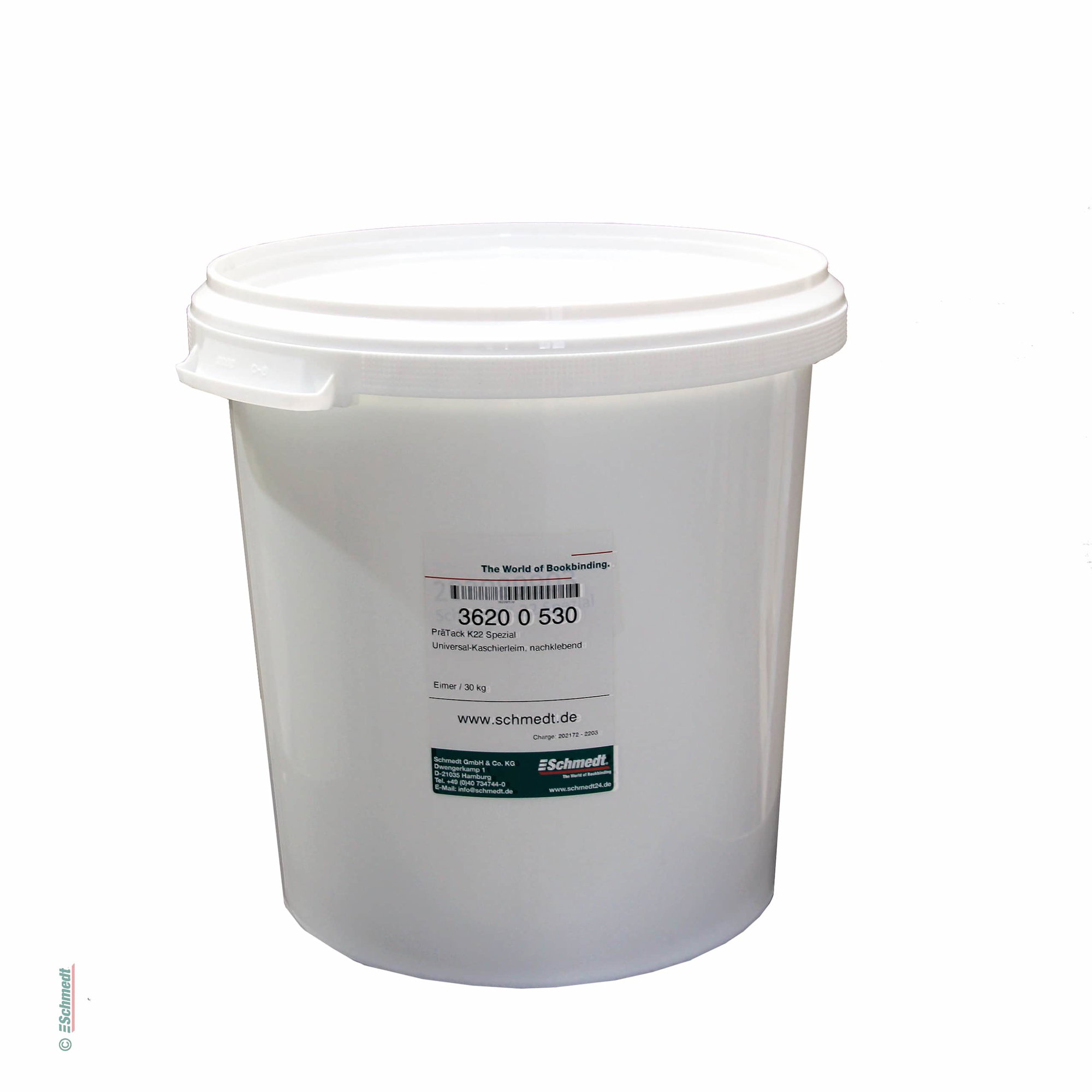 PräTack K22 Especial - Cola de contracolado universal, pos-pegado - para el encolado de materiales de superficie sin tratar como papel, cart...